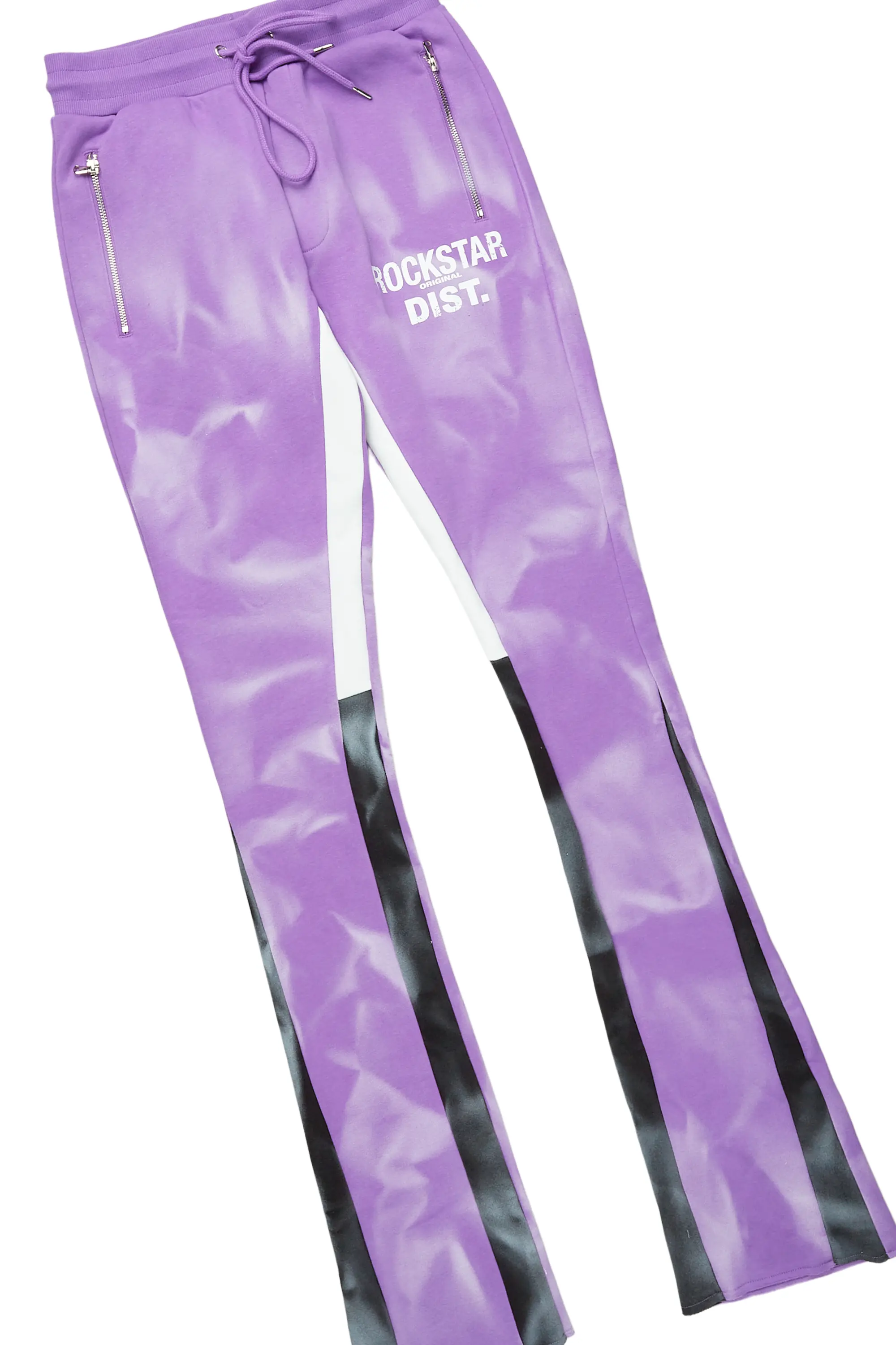 Nelly Purple Hoodie Stacked Flare Track Set - Image 8