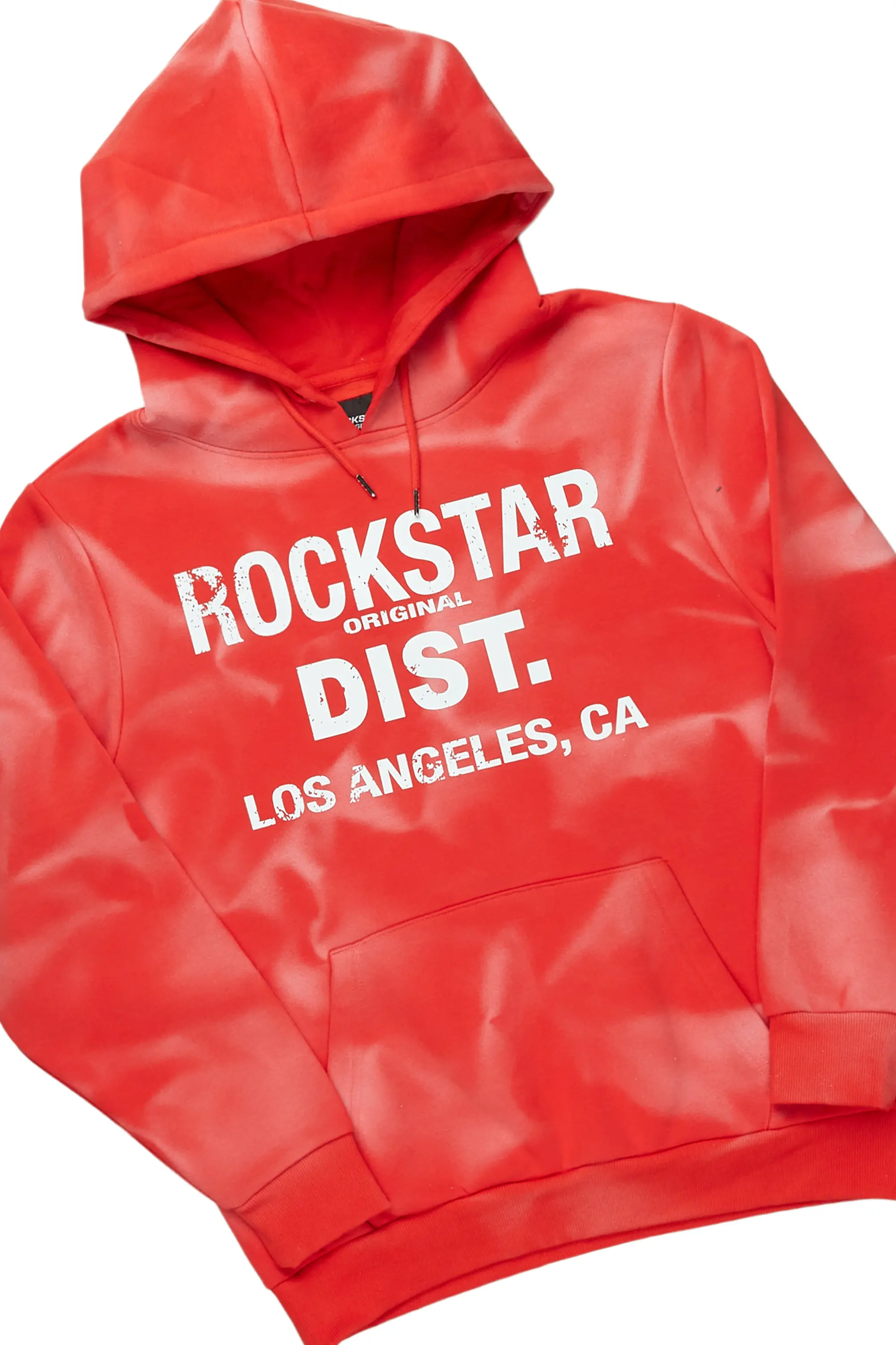 Nelly Red Hoodie Stacked Flare Track Set - Image 7