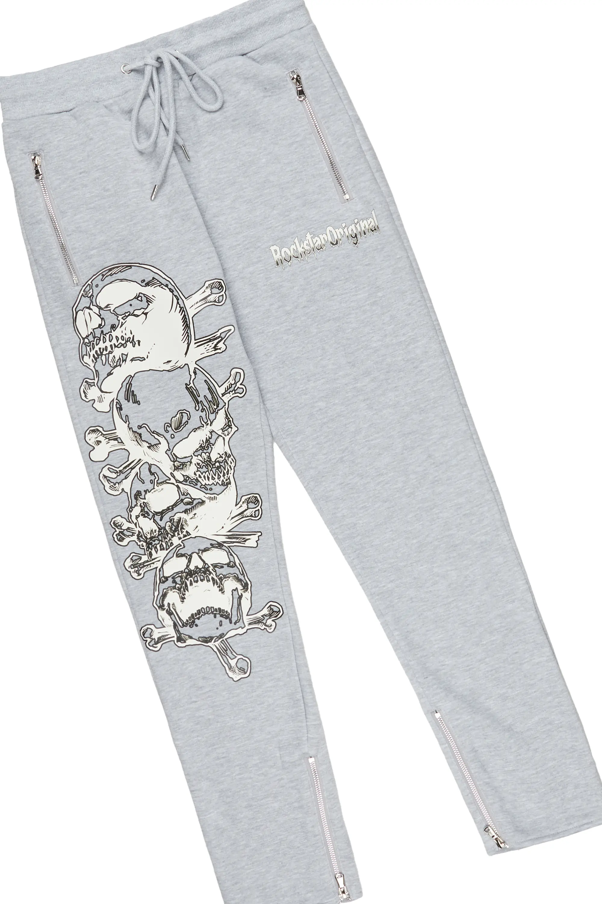 Tabor Grey Slim Fit Track Set - Image 8