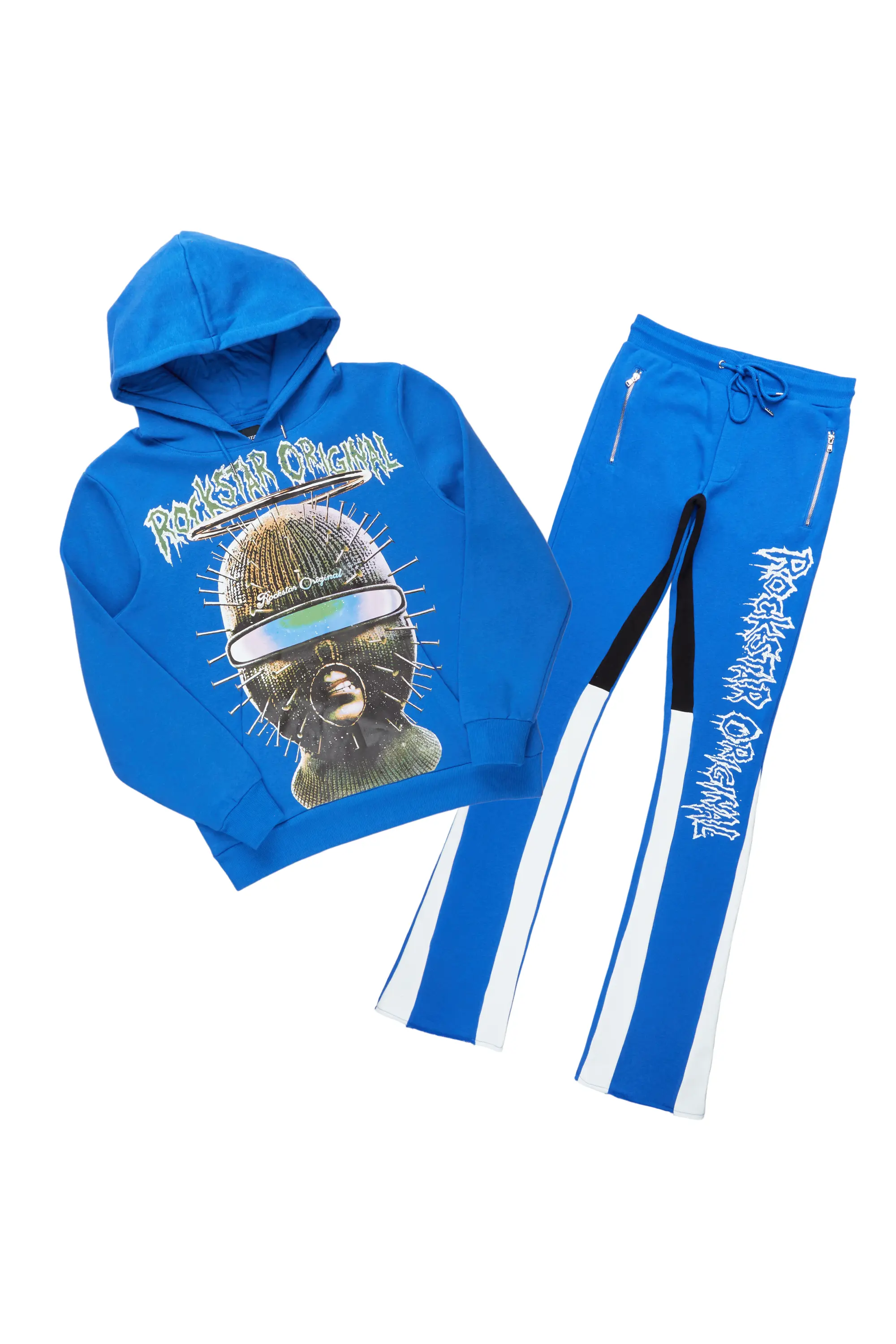 Deem Royal Blue Stacked Flare Track Set - Image 2