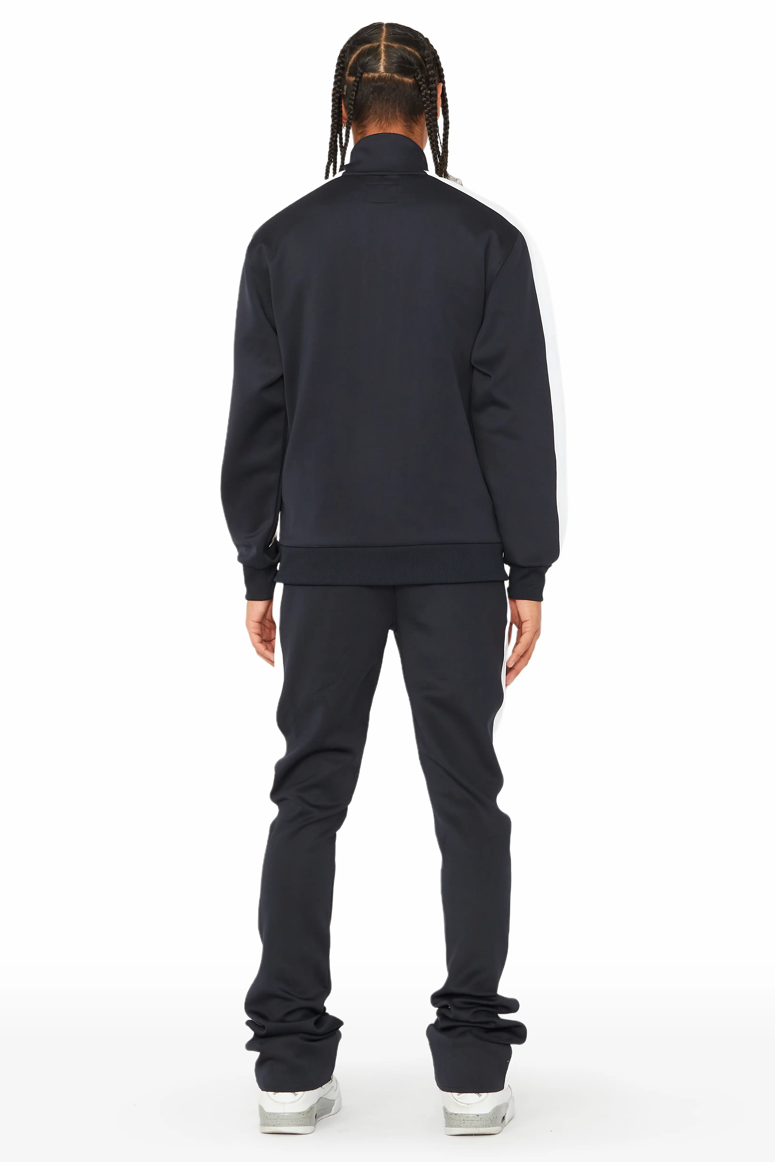 Tidus Black Tricot Stacked Flare Track Set - Image 5