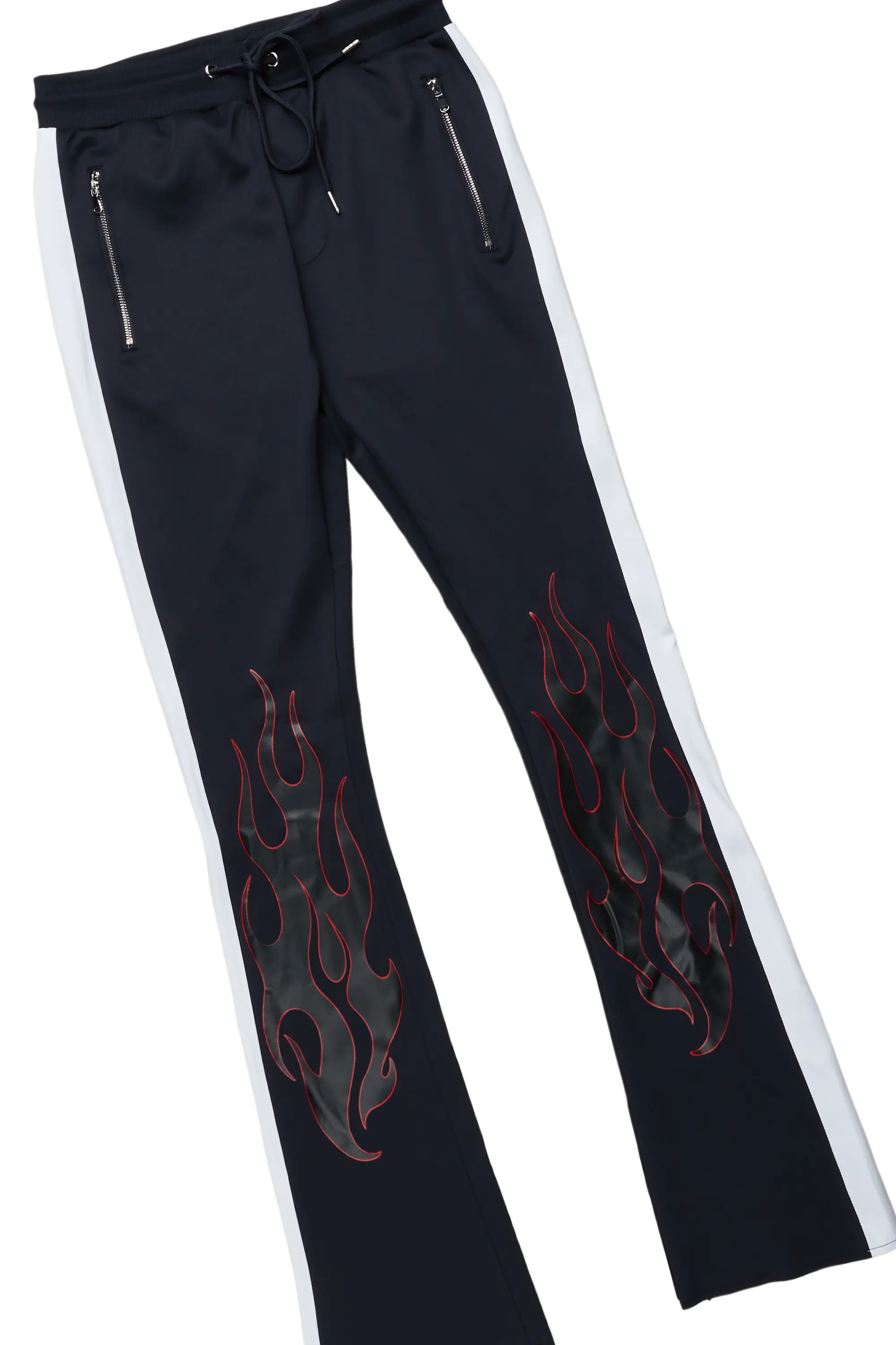 Tidus Black Tricot Stacked Flare Track Set - Image 7