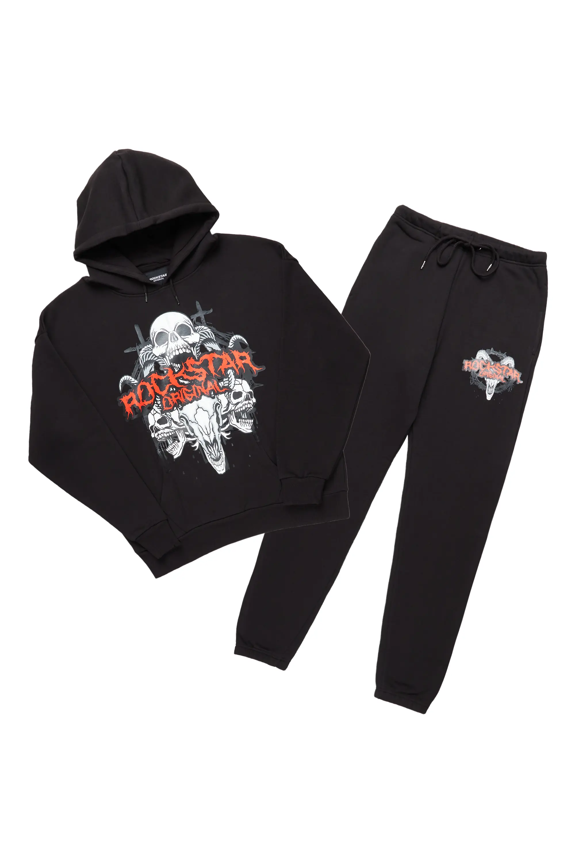 Sebas Black Relaxed Fit Track Set - Image 2