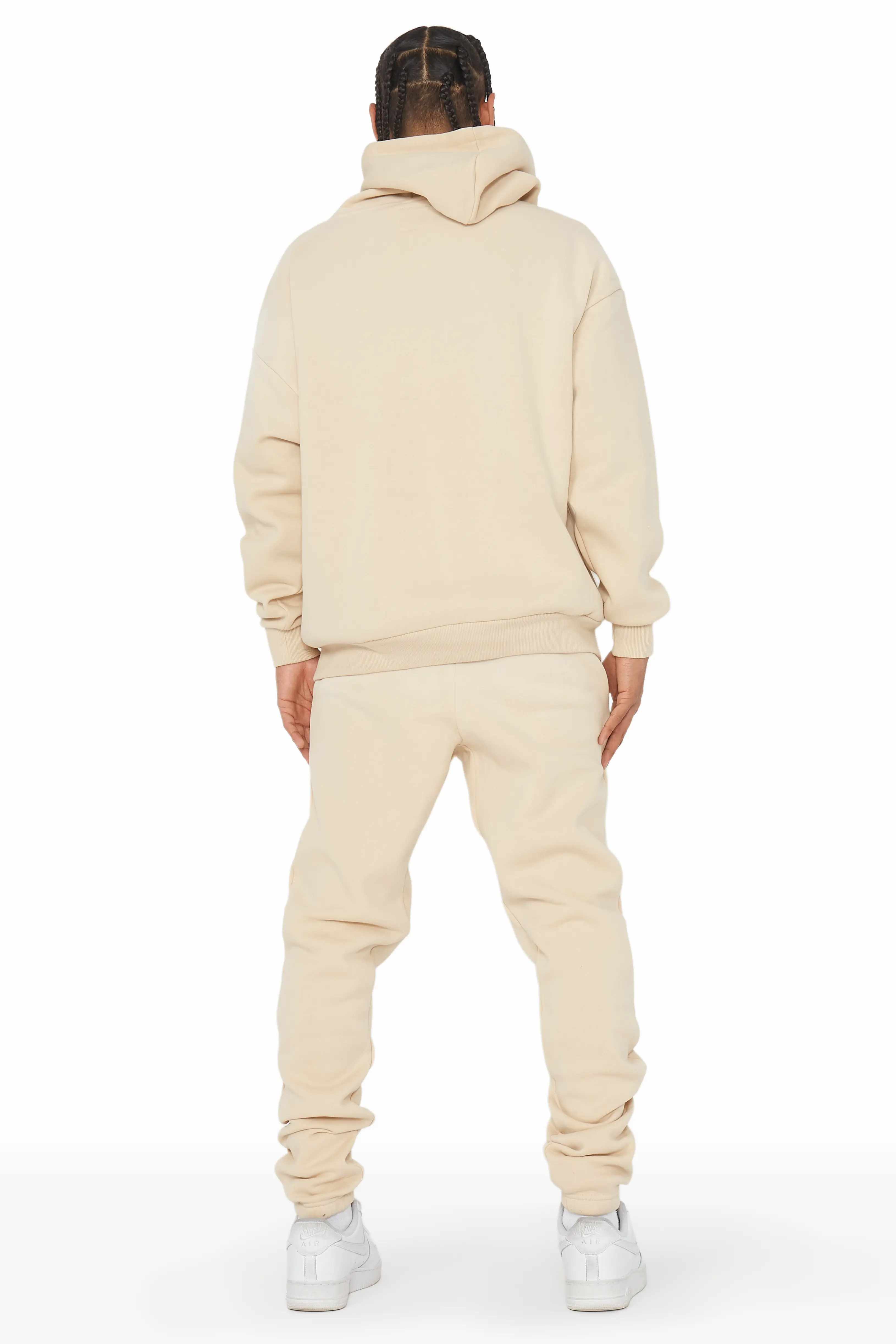 Rockstar Art Dist. Beige Relaxed Fit Track Set - Image 5