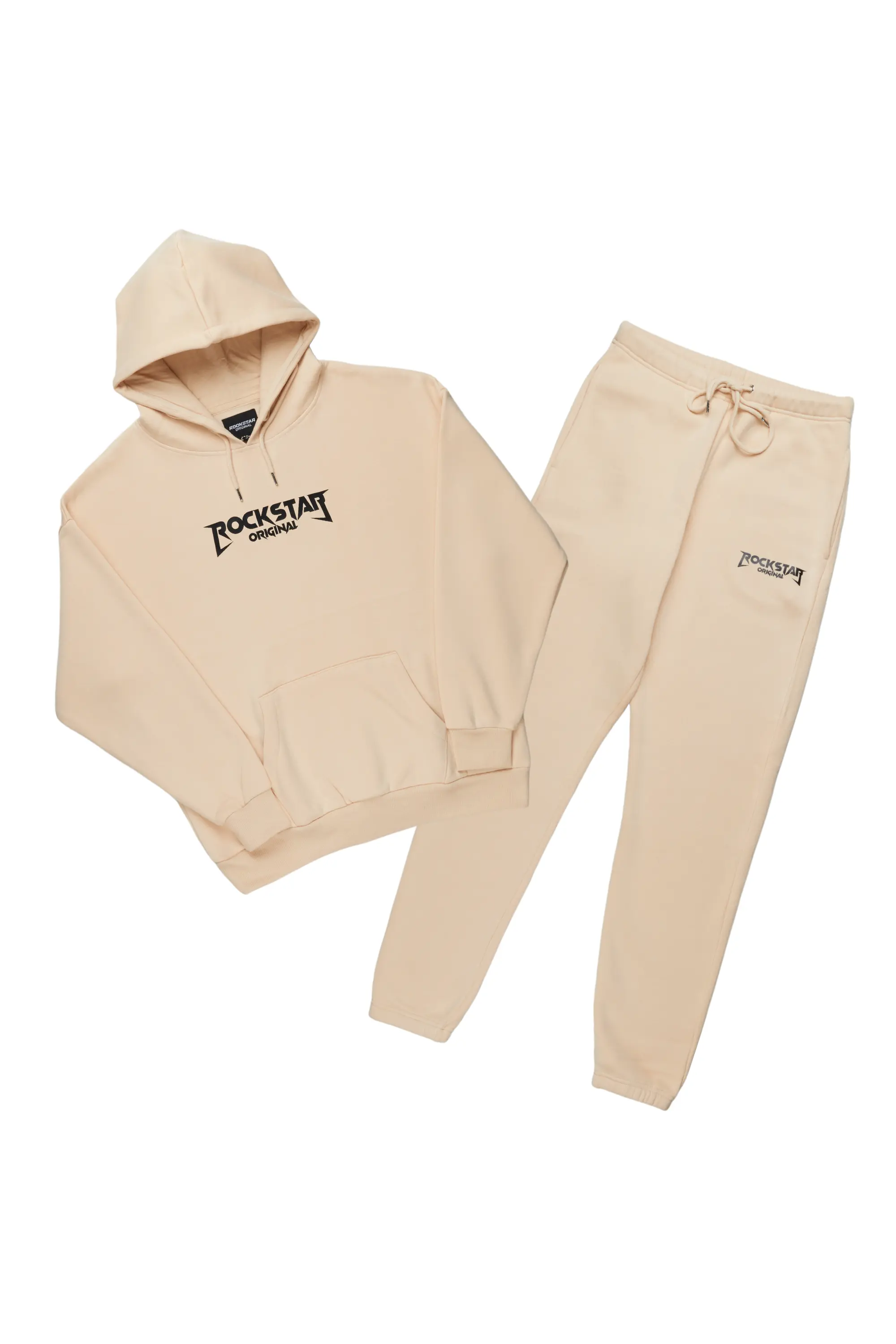 Anders Beige Relaxed Fit Track Set - Image 2
