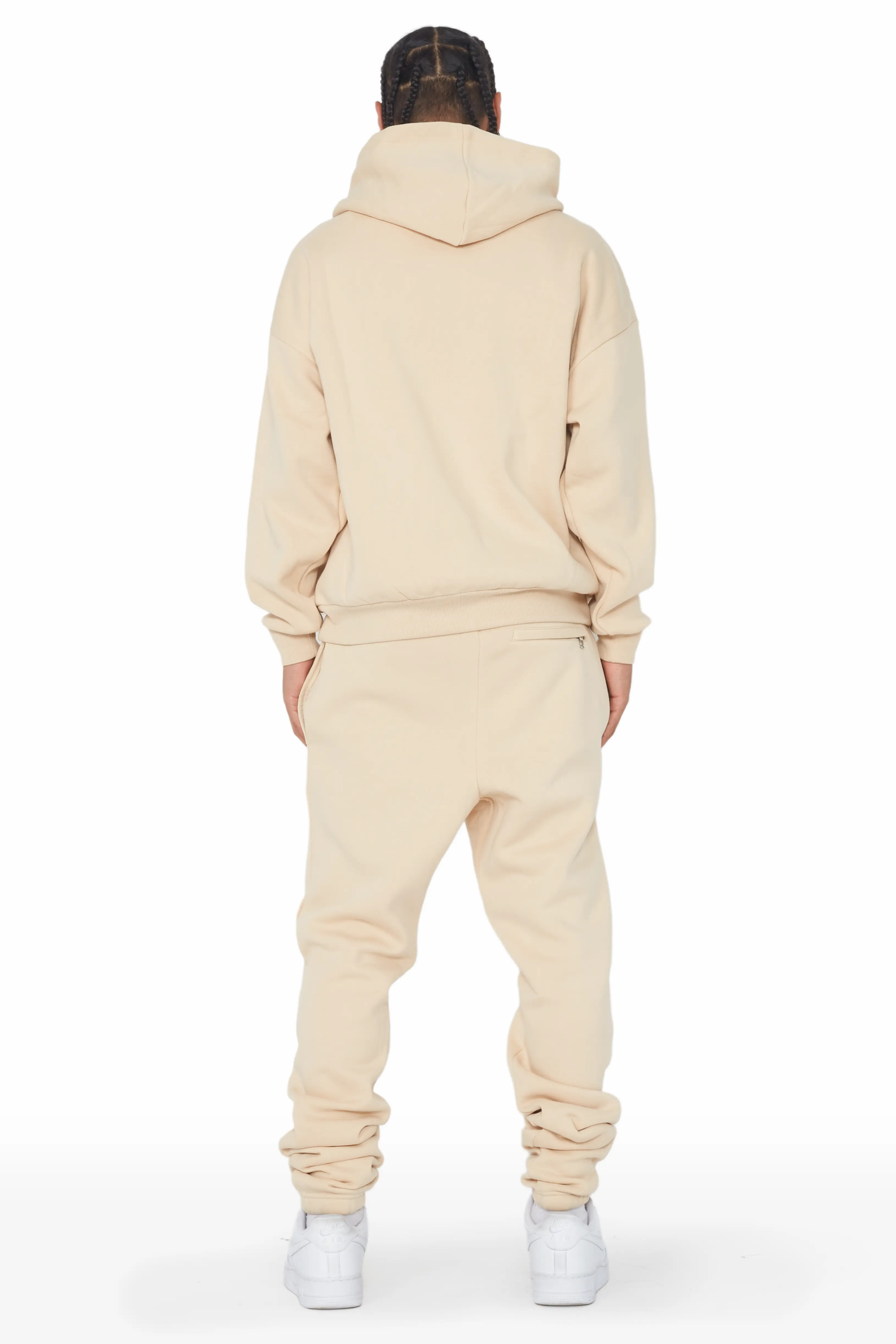 Blake Beige Relaxed Fit Track Set - Image 4