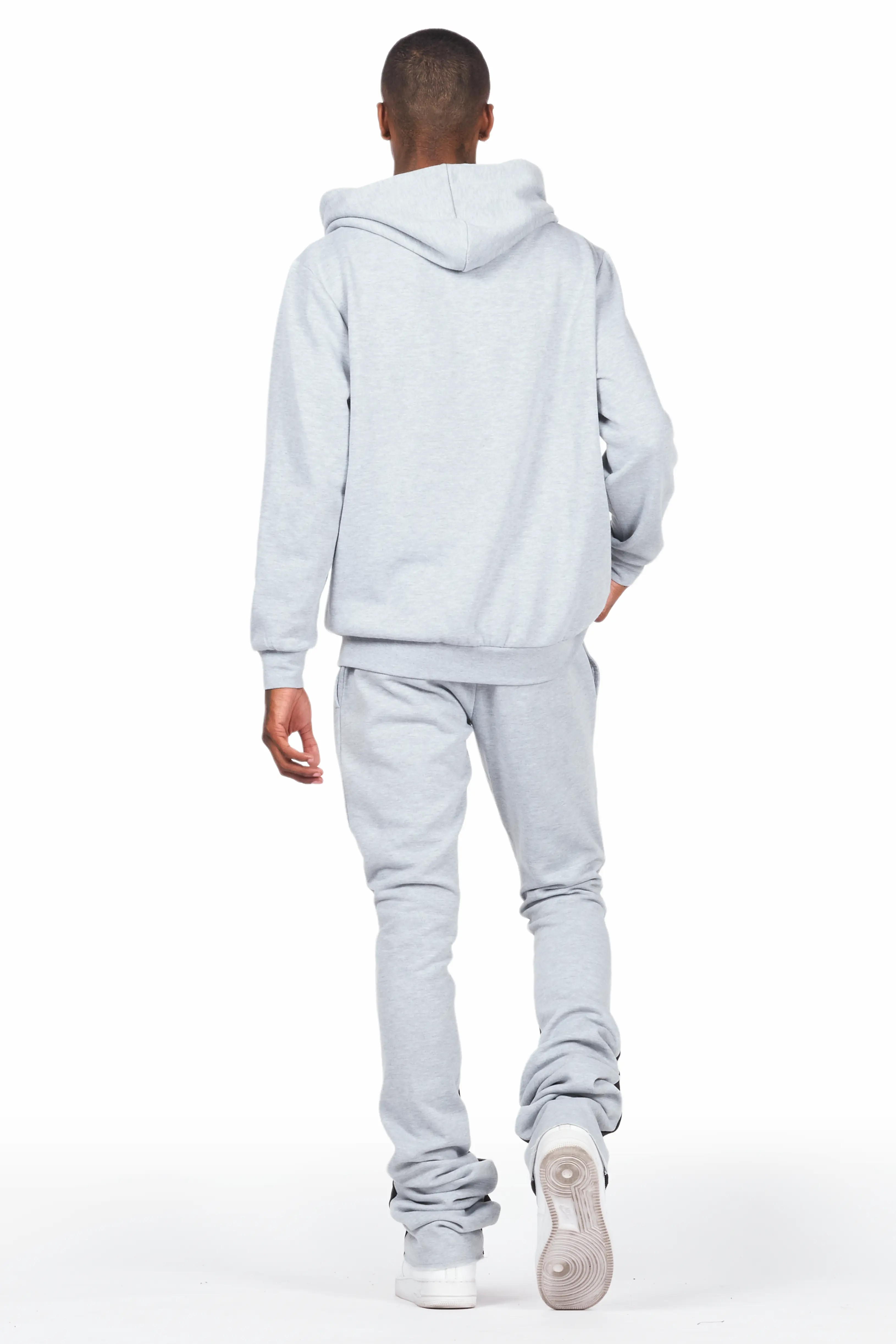 Draven Heather Grey Super Stacked Track Set - Image 4