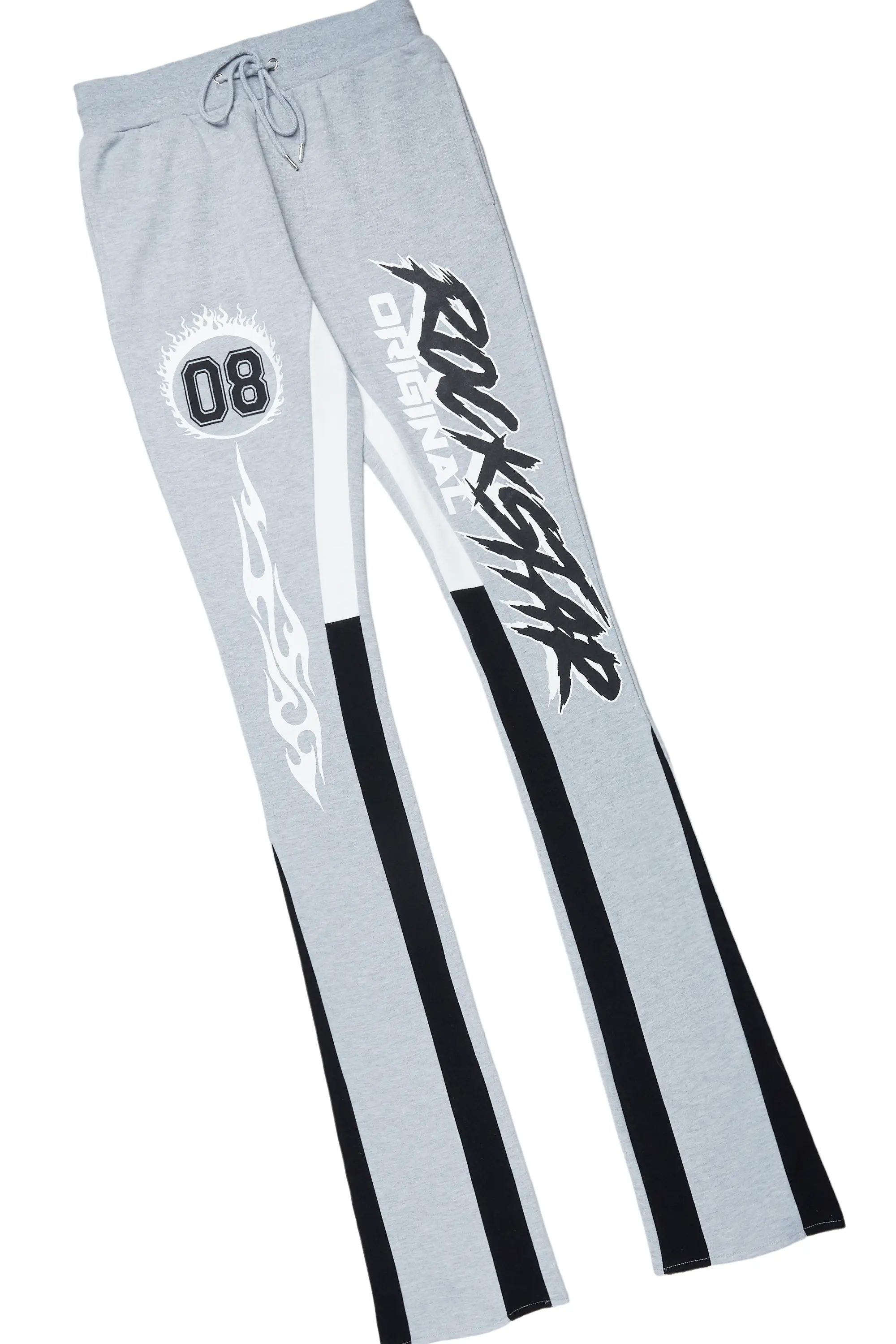 Draven Heather Grey Super Stacked Track Set - Image 8
