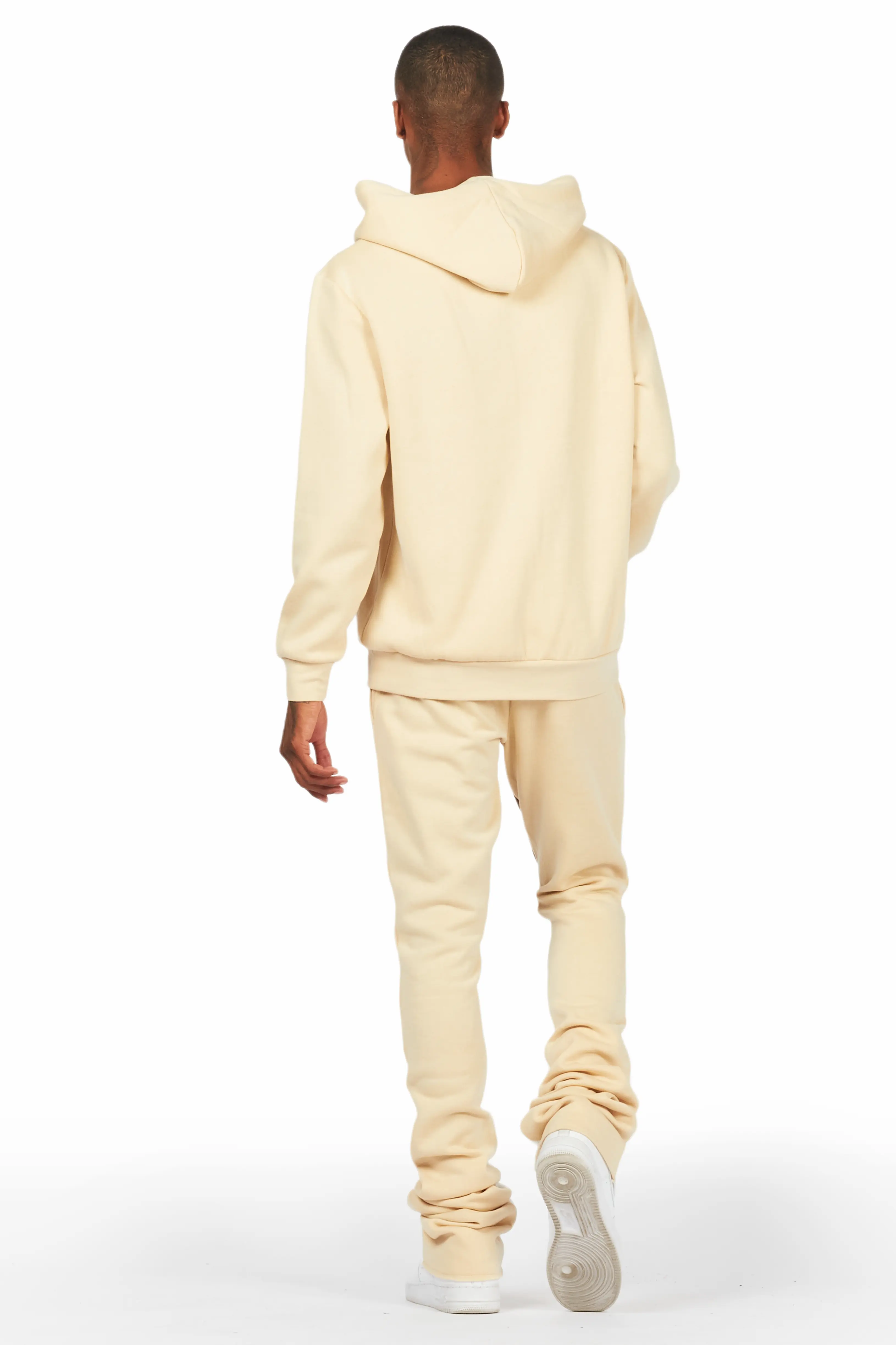 Highya Beige Super Stacked Flare Track Set - Image 4