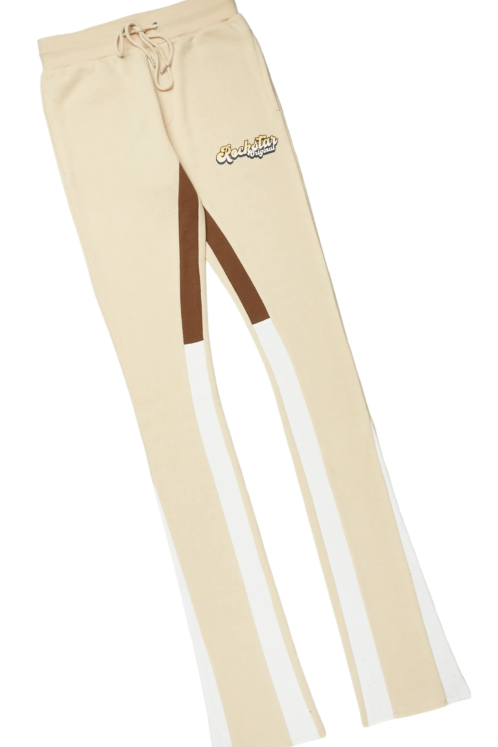 Highya Beige Super Stacked Flare Track Set - Image 8