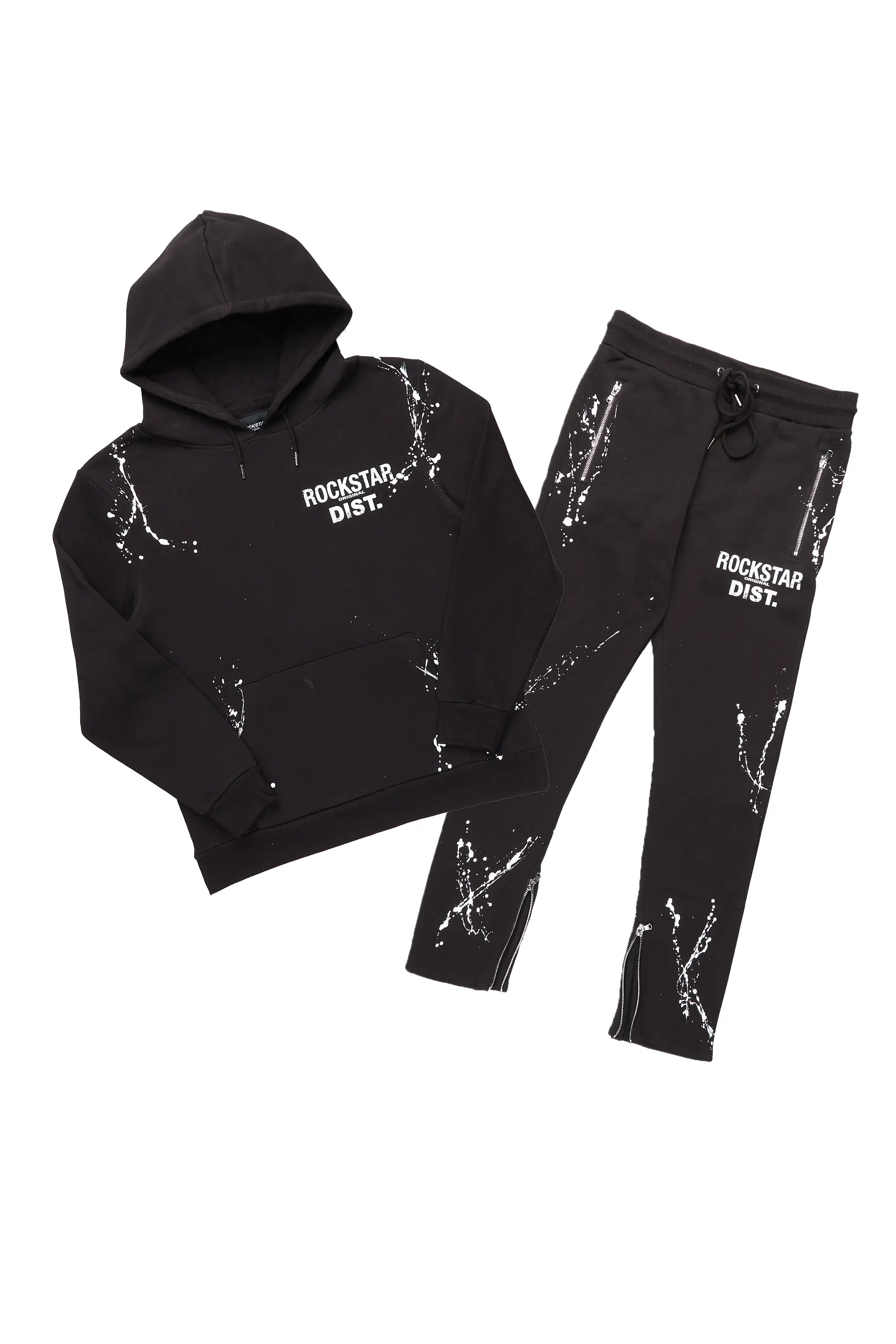 Reece Black  Slim Fit Track Set - Image 2