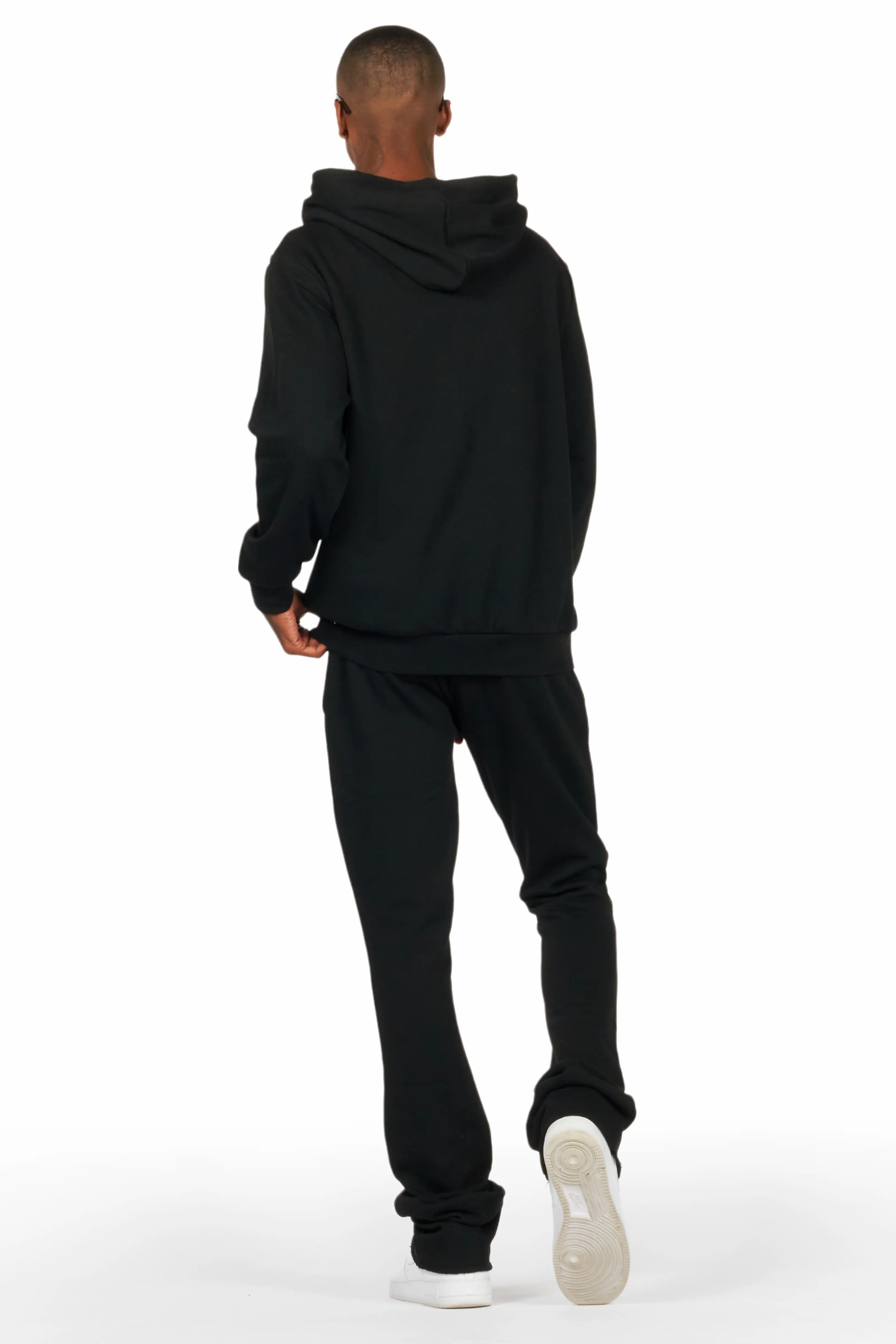 Evan Black Stacked Flare Track Set - Image 4