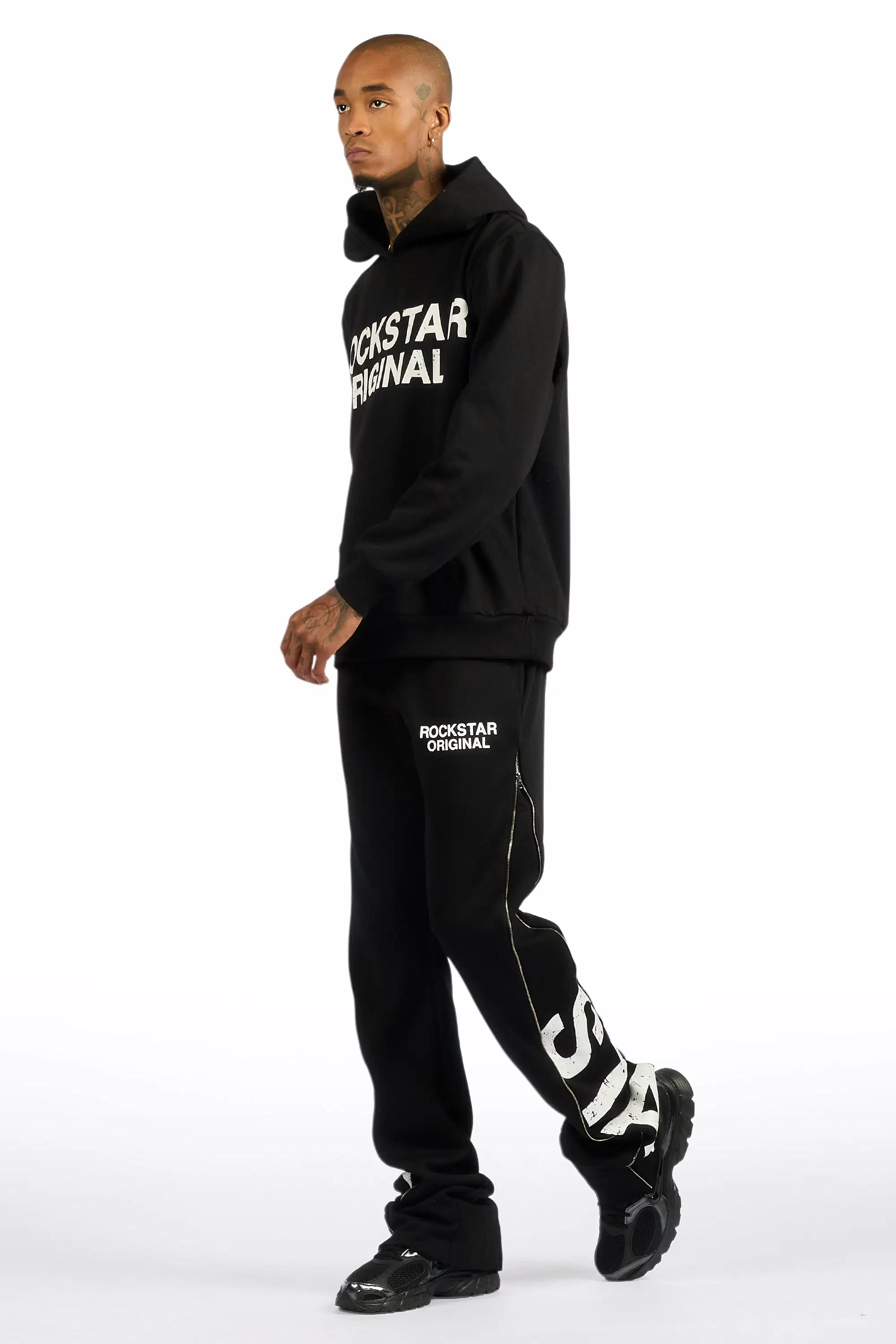 Deniska Black Stacked Track Set - Image 5