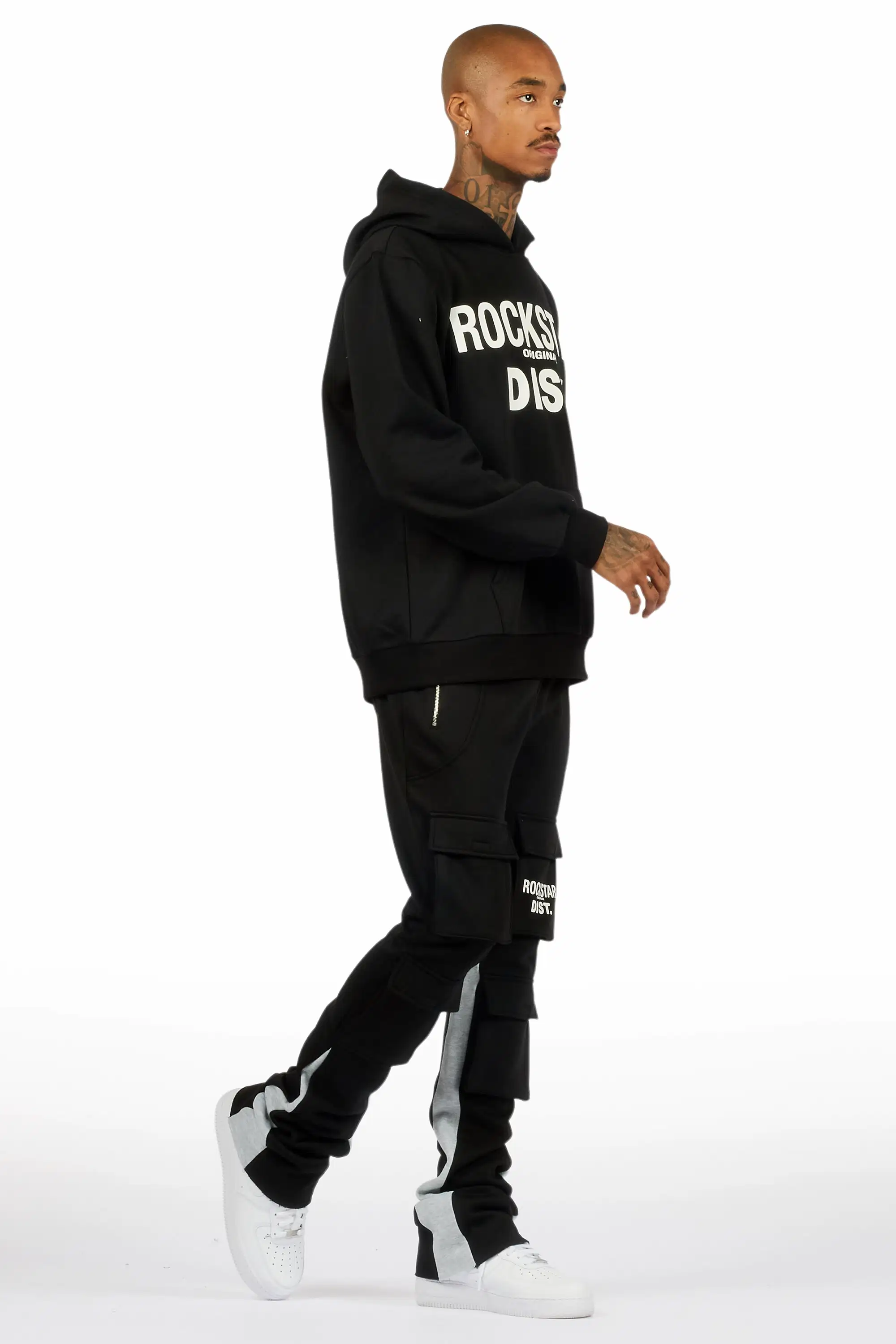 Antoon Black Stacked Track Set - Image 3