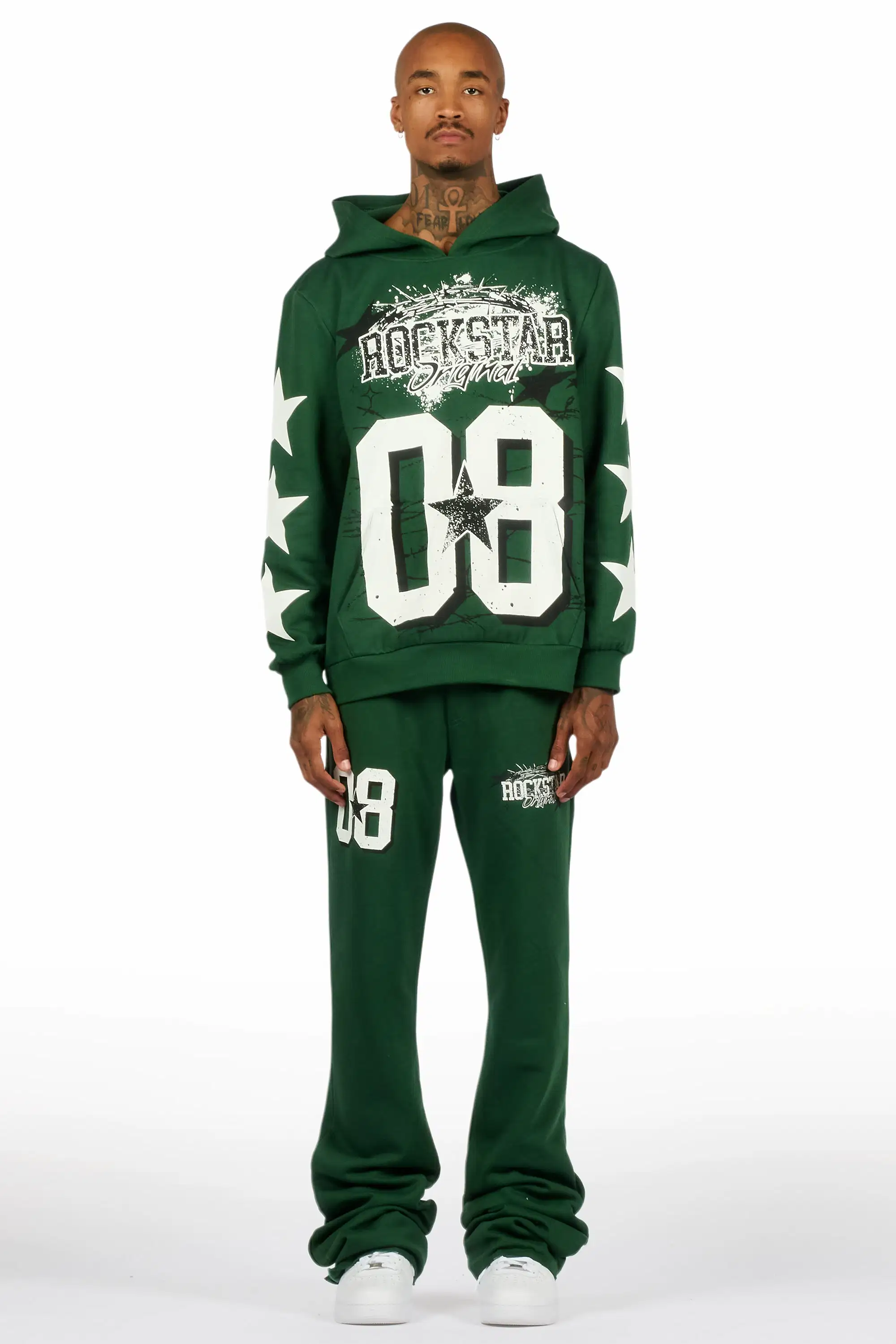 Allstar Green Stacked Track Set - Image 2