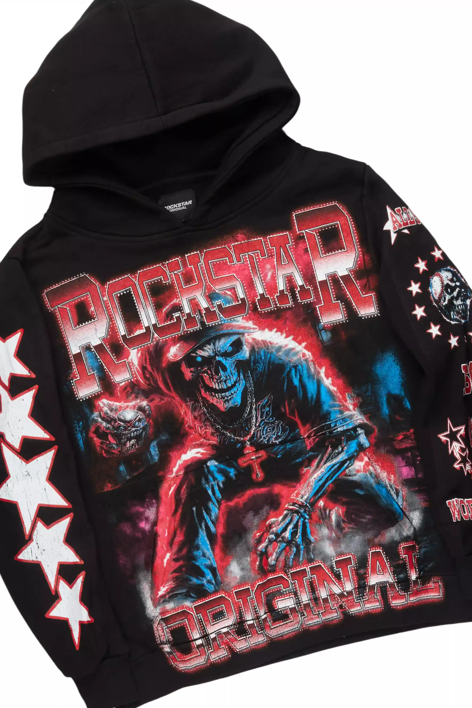 Marxe Black/Red Hoodie/Super Stacked Track Set - Image 8