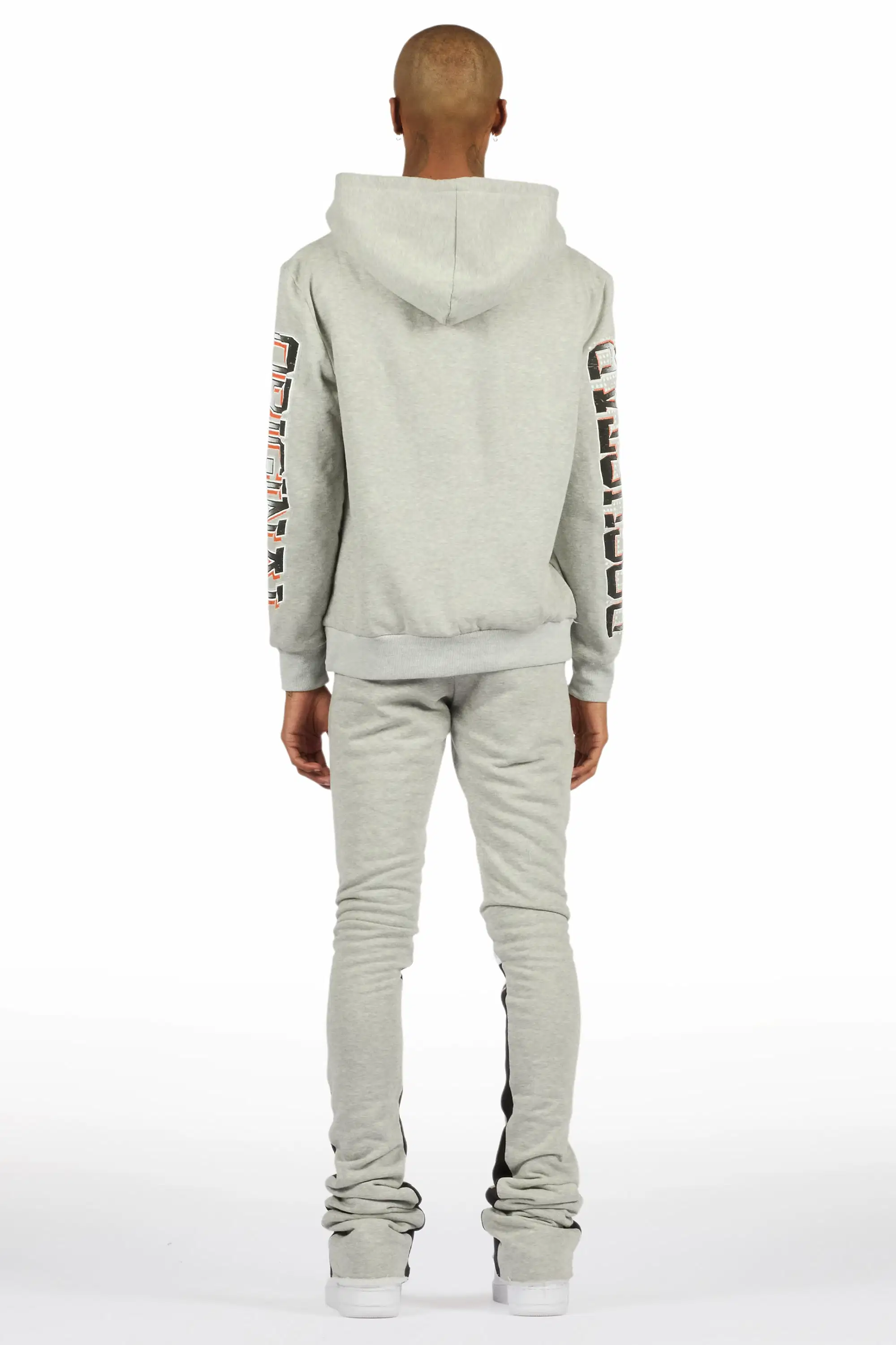 Kross Heather Grey/Multi Hoodie/Super Stacked Track Set - Image 4