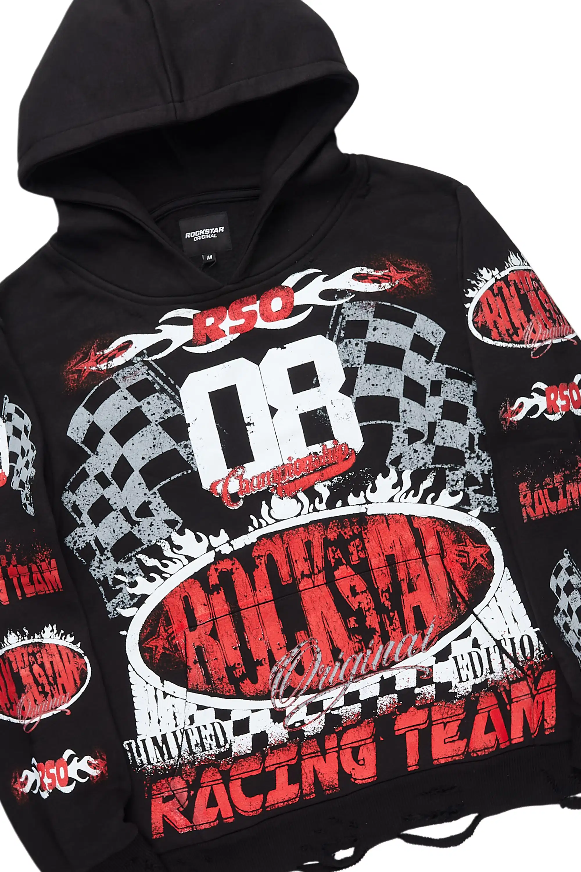 Oryen Black/Red Hoodie/Super Stacked Track Set - Image 6