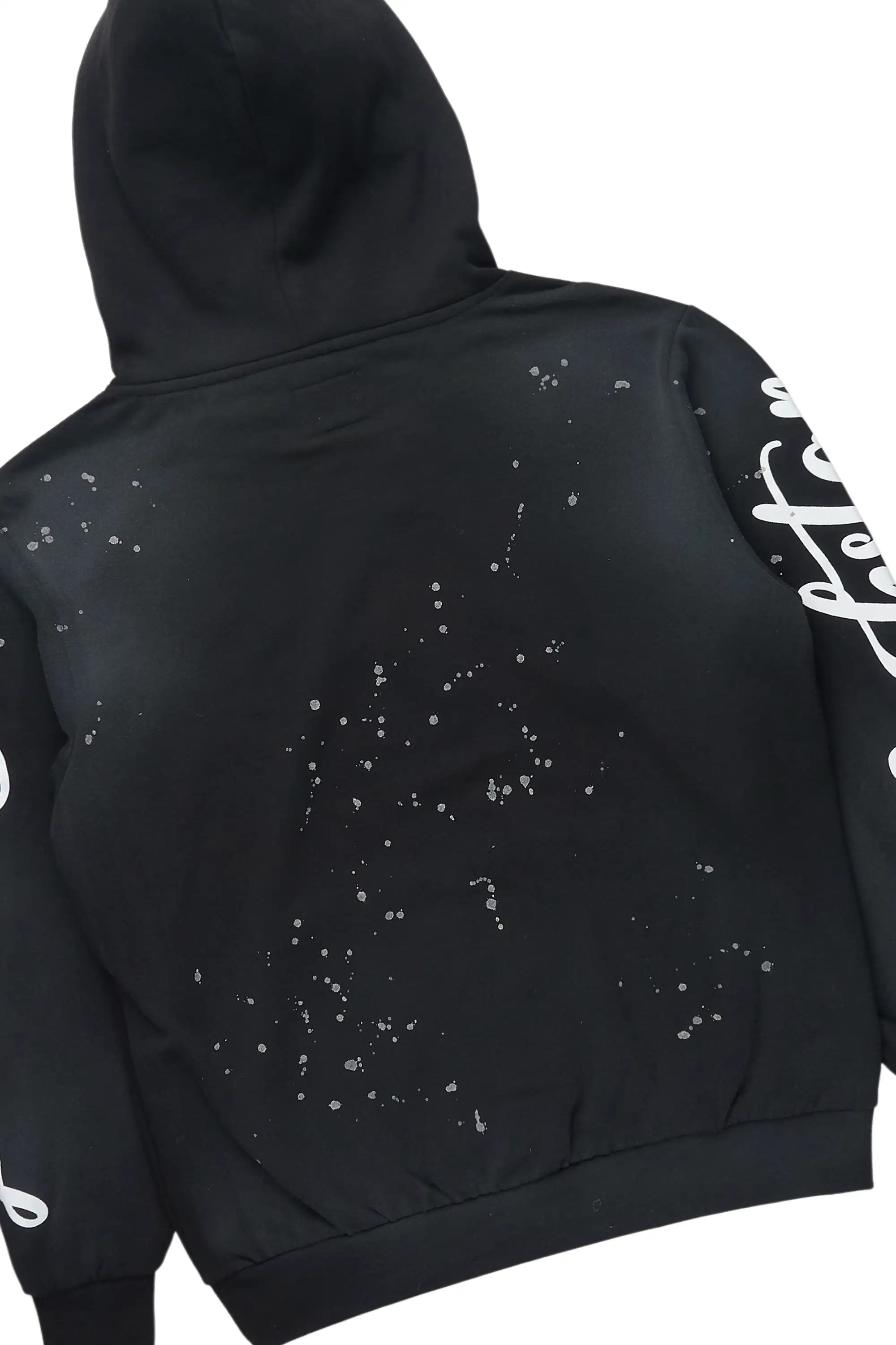 Hanif 3.0 Vintage Black Hoodie/Stacked Pant Track Set - Image 3