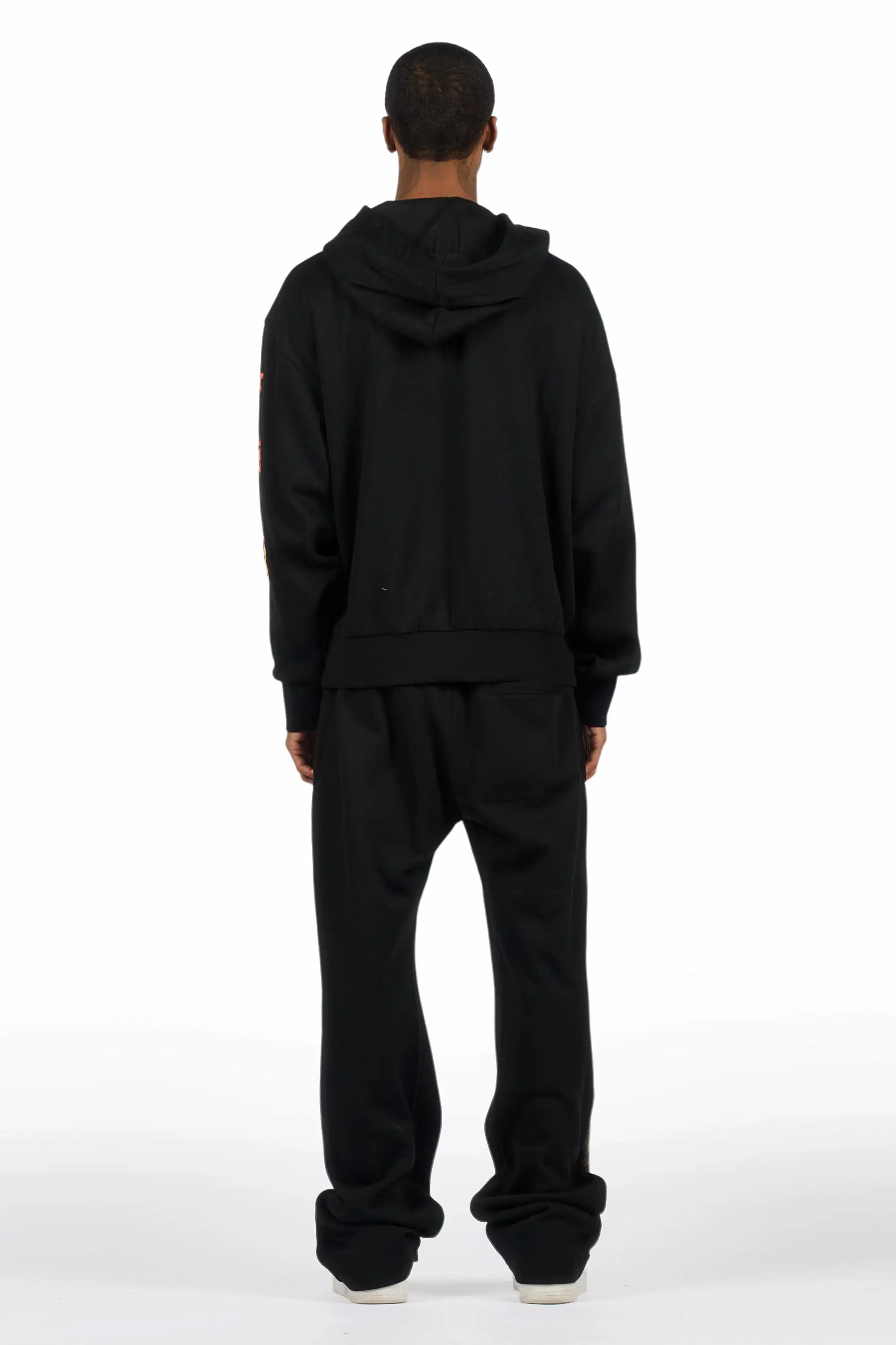 Jantra Black Hoodie/Baggy Pant Track Set - Image 5