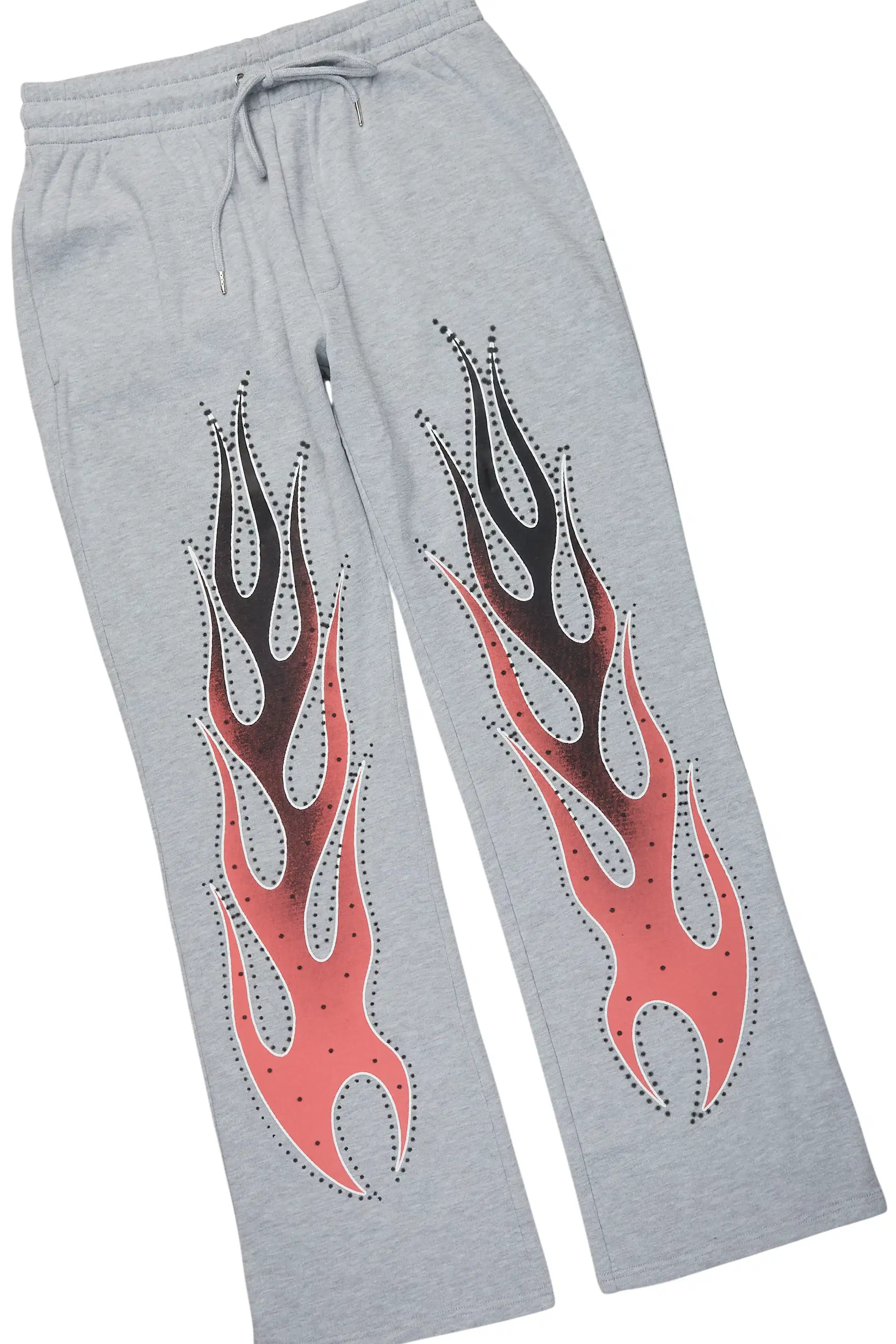 Glans Heather Grey Hoodie/Baggy Pant Track Set - Image 9
