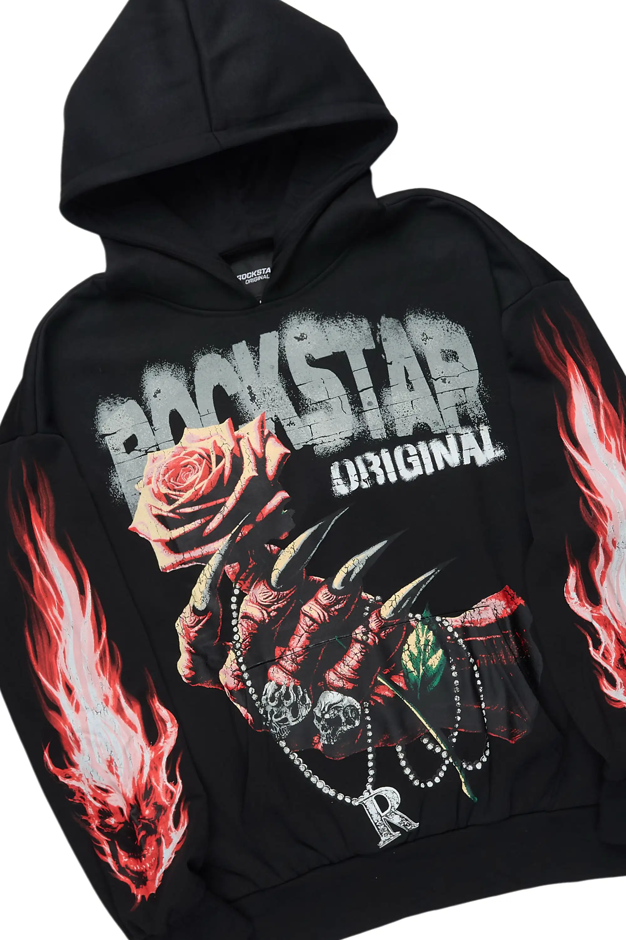 Azyrx Black Hoodie/Baggy Pant Track Set - Image 7