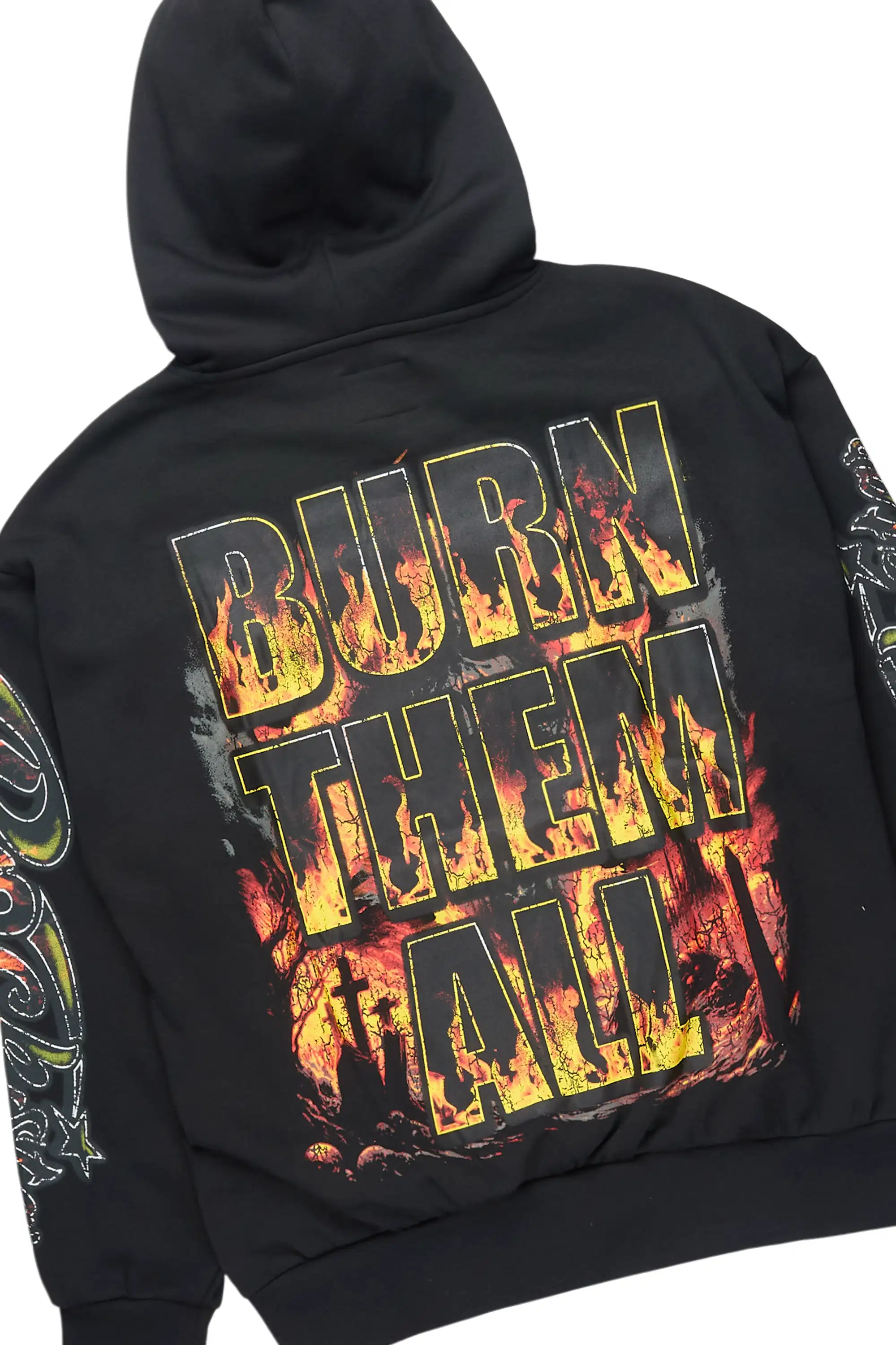 Flamer Charcoal Hoodie/Baggy Pant Track Set - Image 7