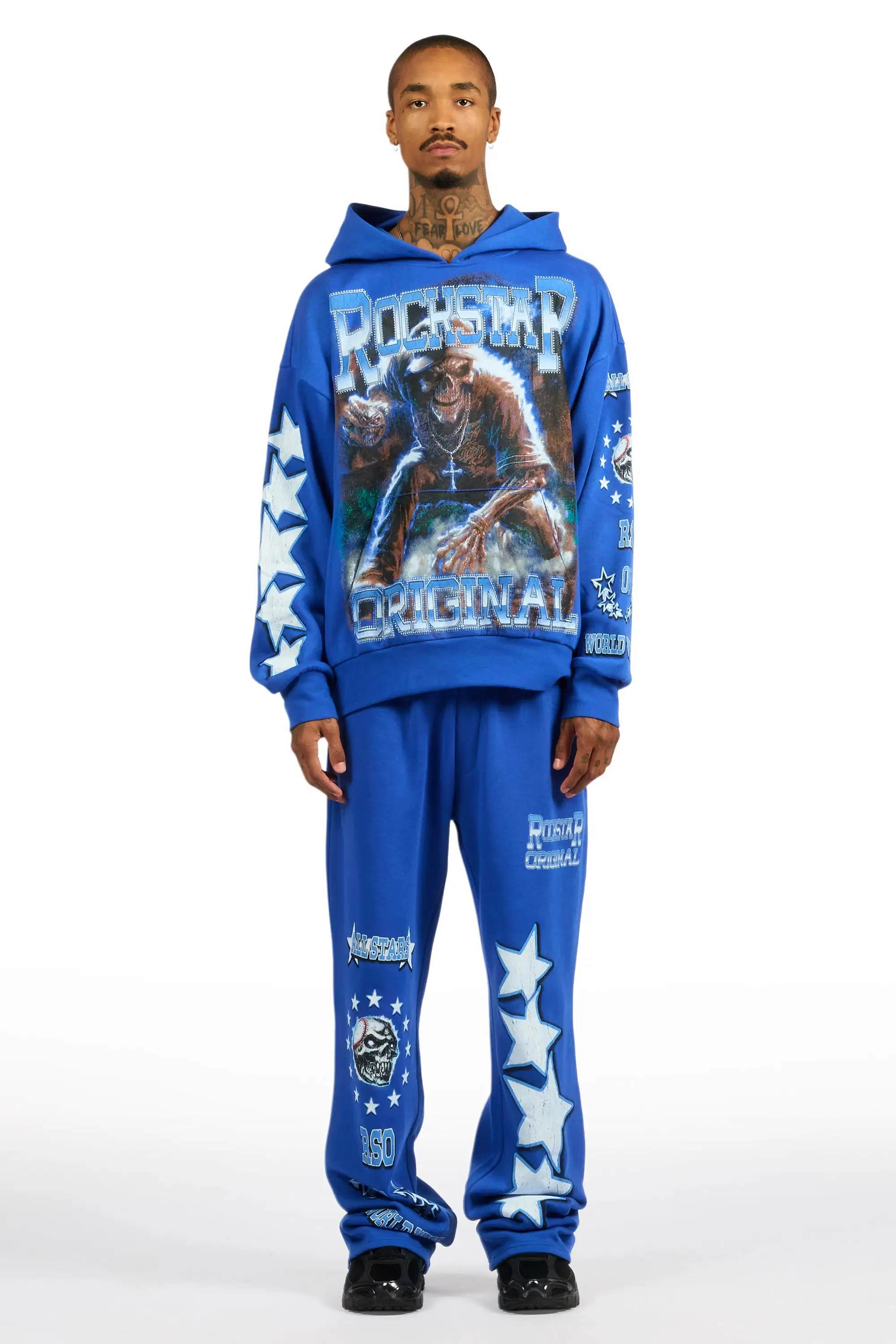 Marxe Royal Hoodie/Baggy Pant Track Set - Image 2