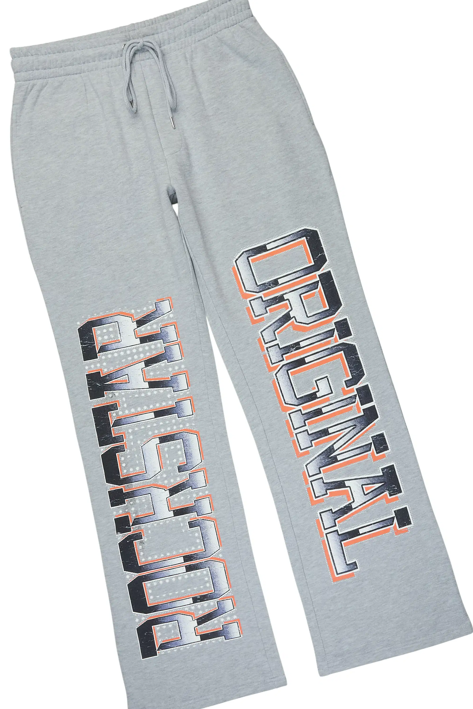 Kross Heather Grey Hoodie/Baggy Pant Track Set - Image 7