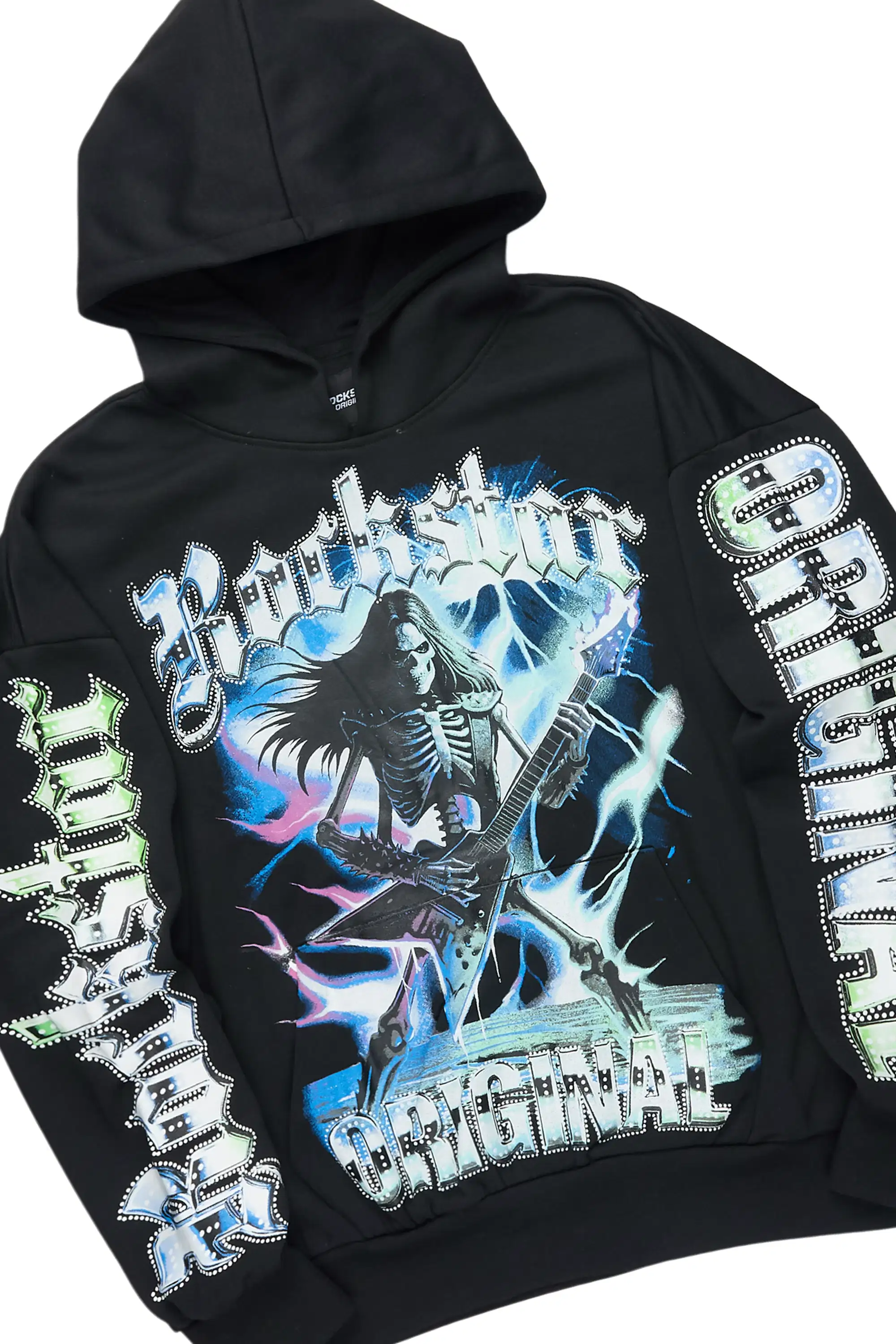 Nyxx Black Hoodie/Baggy Pant Track Set - Image 8