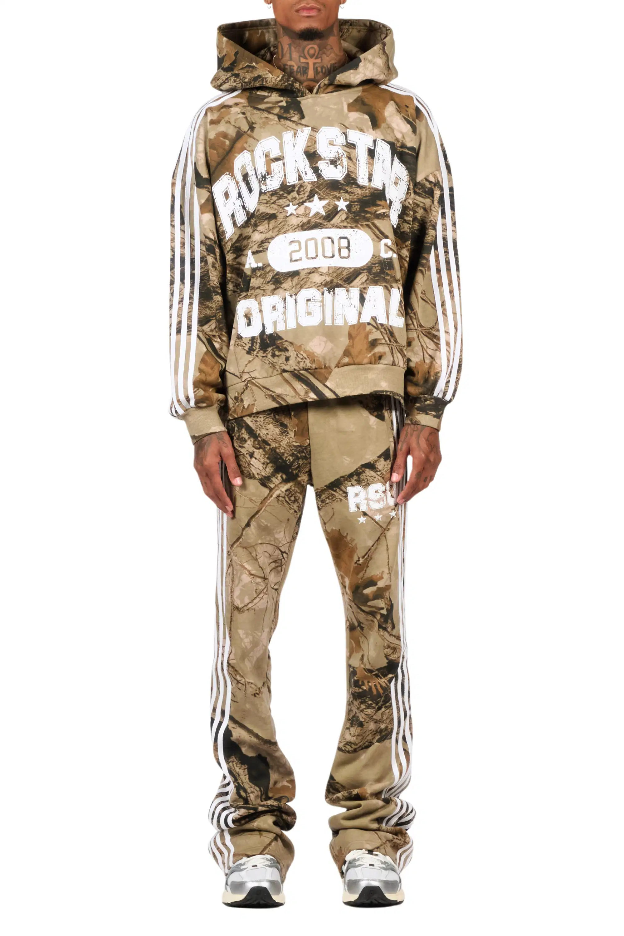 Tylla Tree Camo Hoodie/Baggy Pant Track Set - Image 14