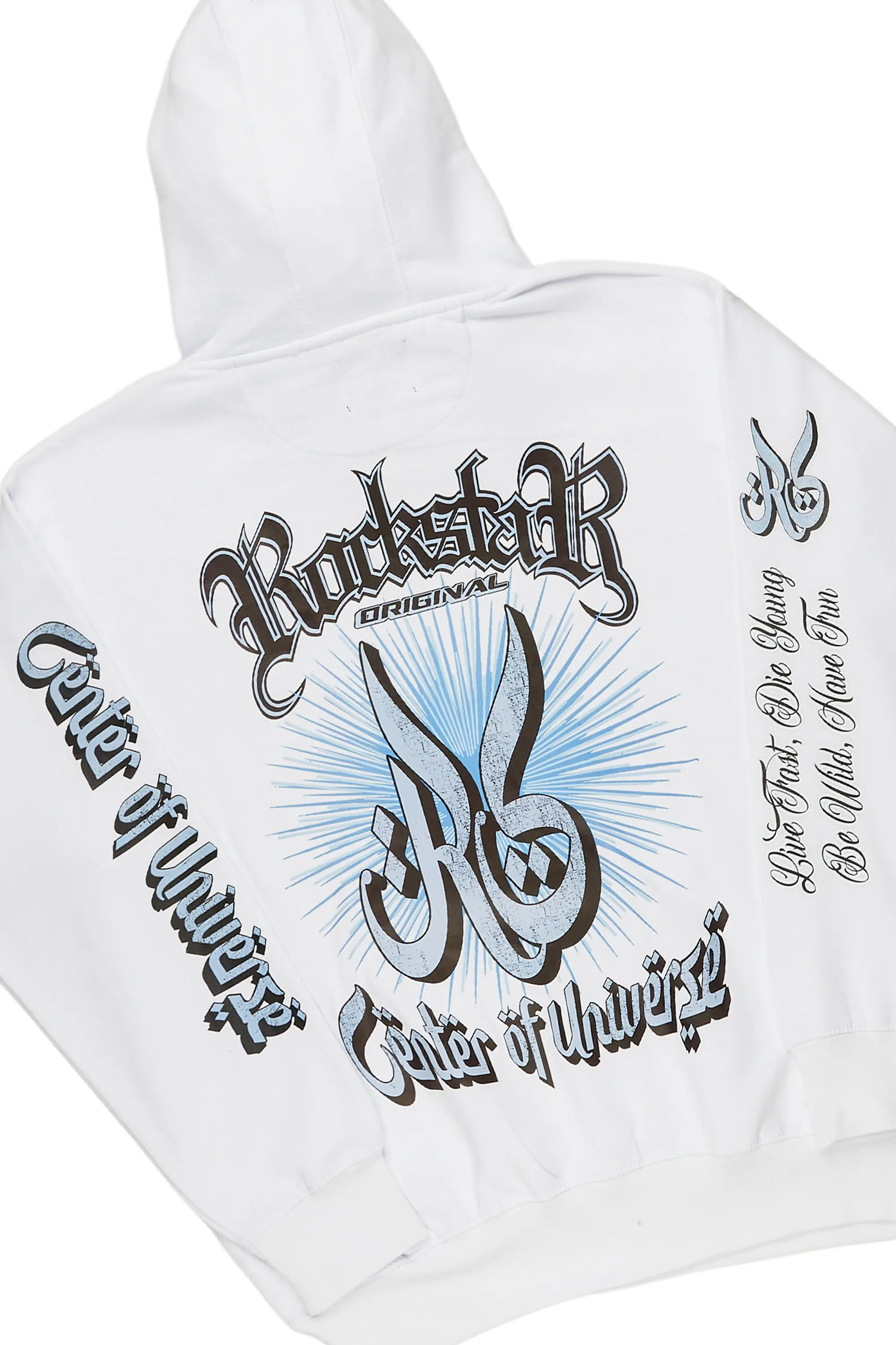 Kimball White/Pink Graphic Hoodie/Track Pant Set - Image 7