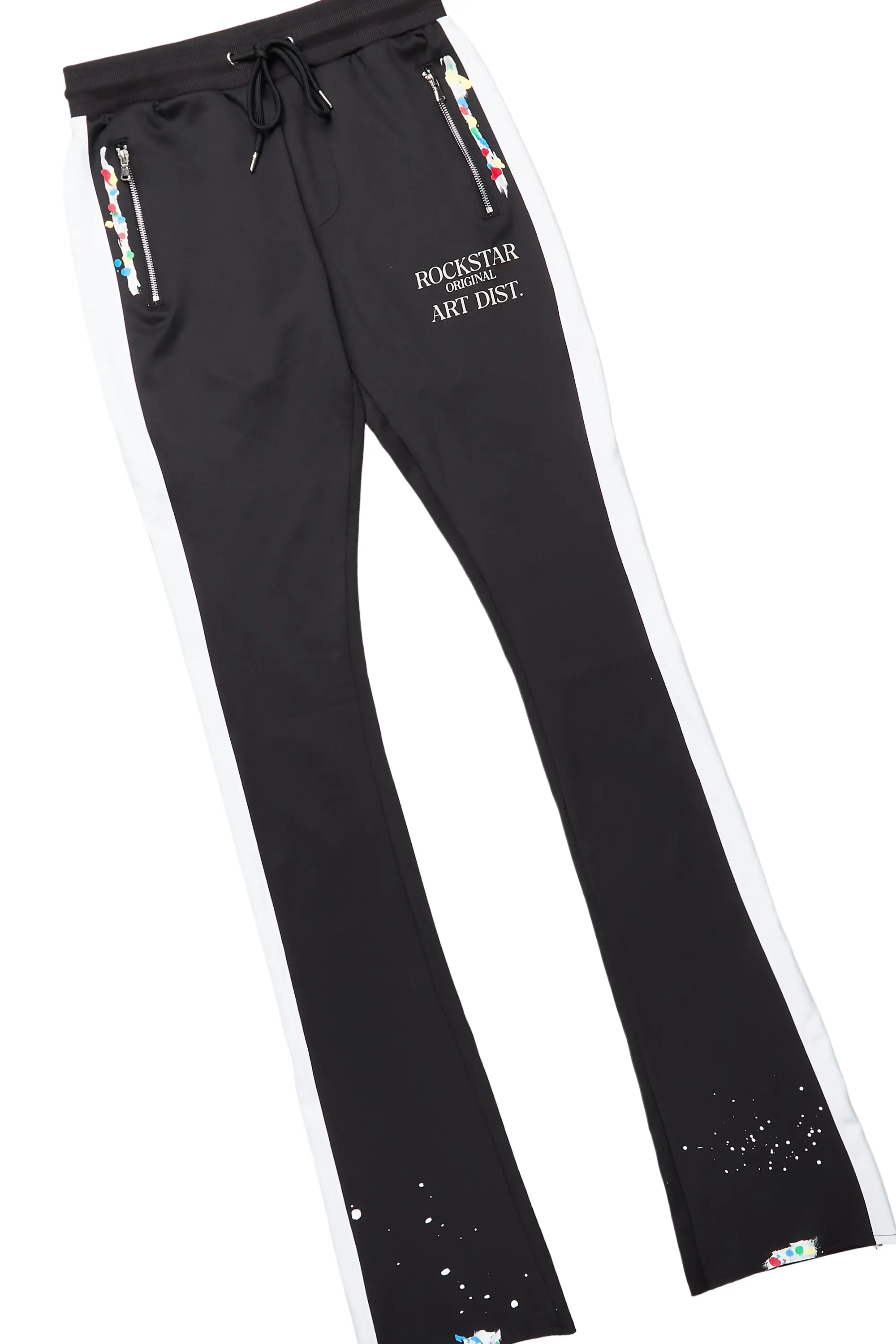 Mumford Black Super Stacked Pant Set - Image 7