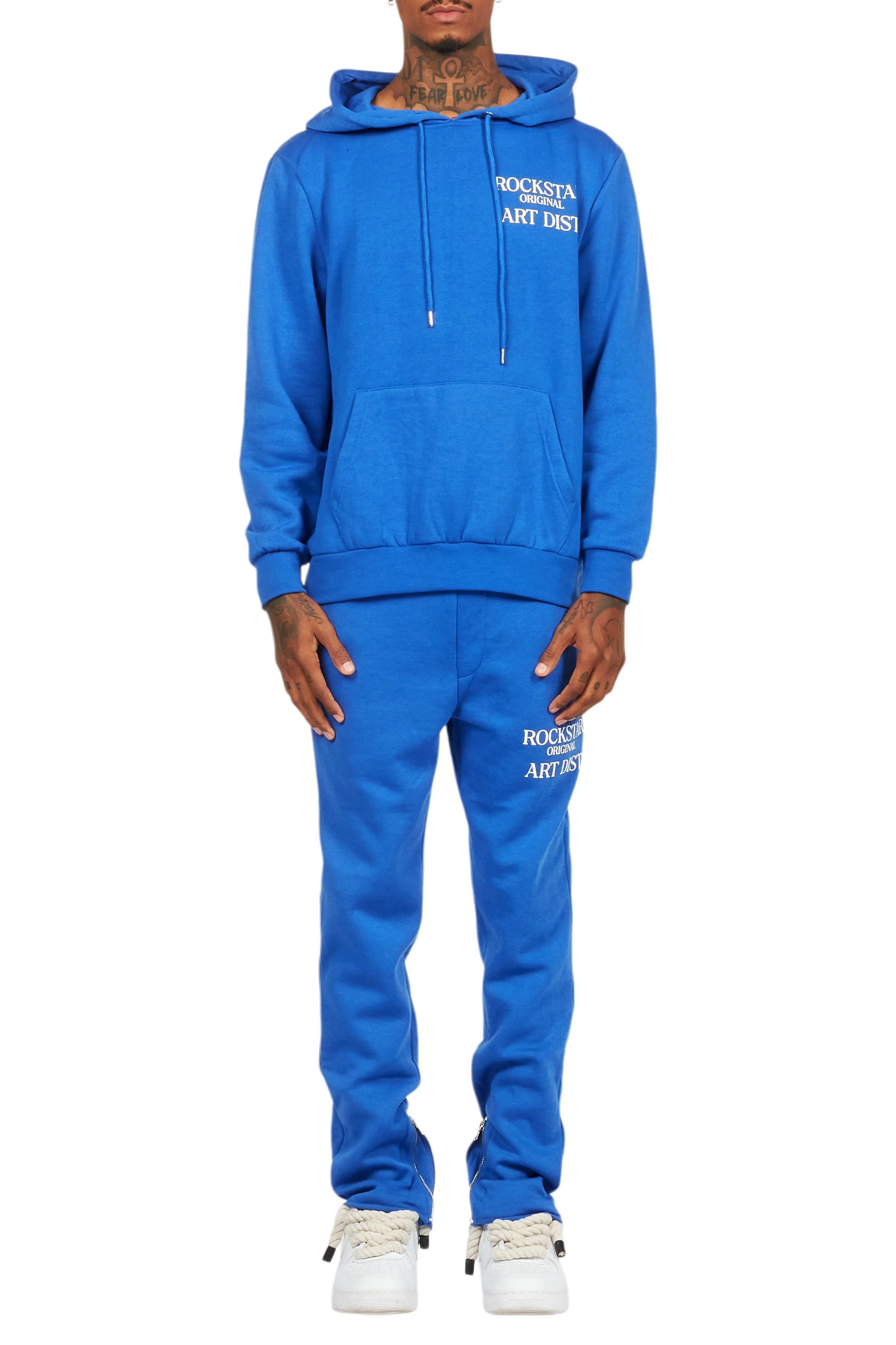 Briggs Royal Blue Hoodie/Slim Fit Track Set - Image 10