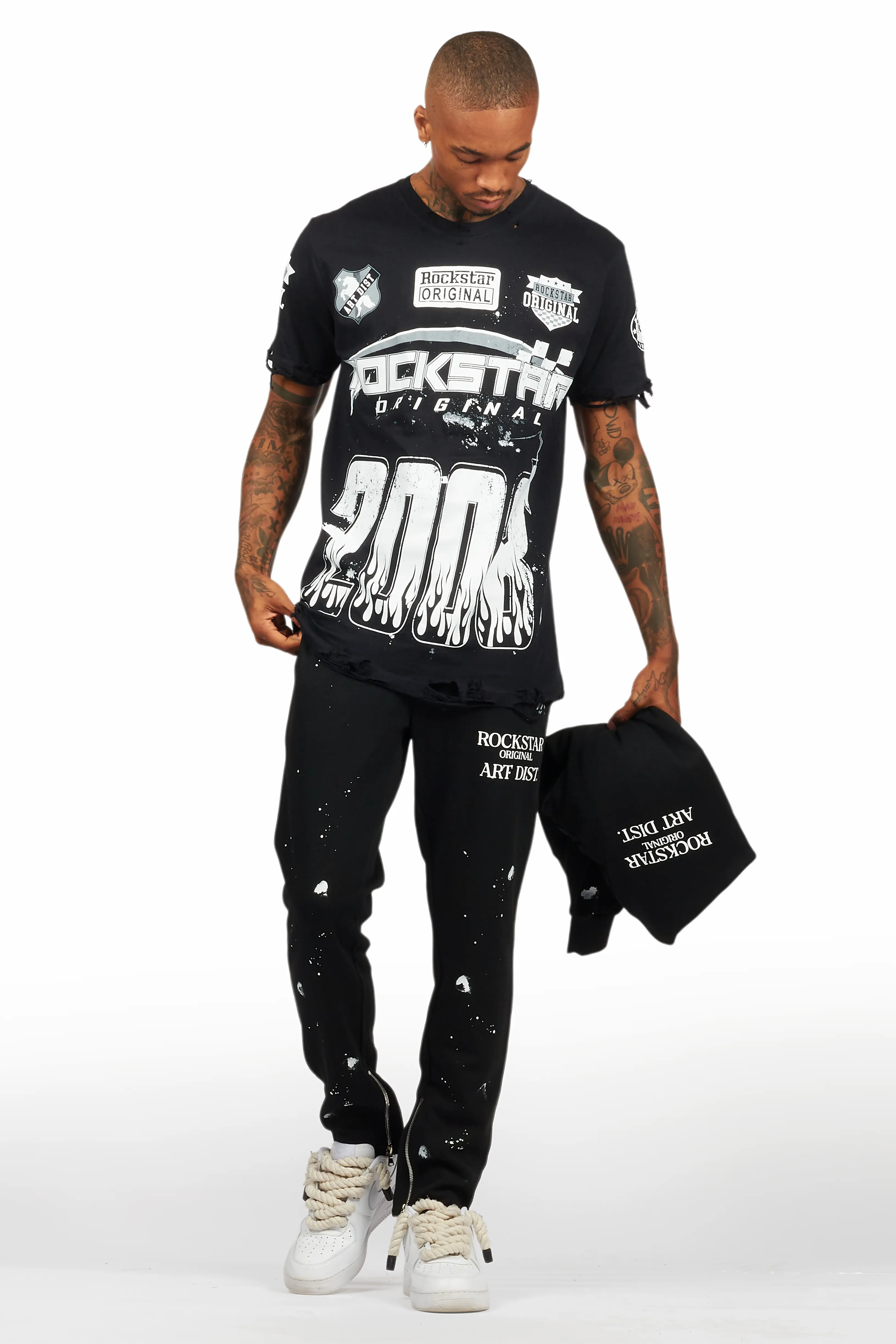 Raffer Black 2.0 Relaxed Fit Track Set - Image 7