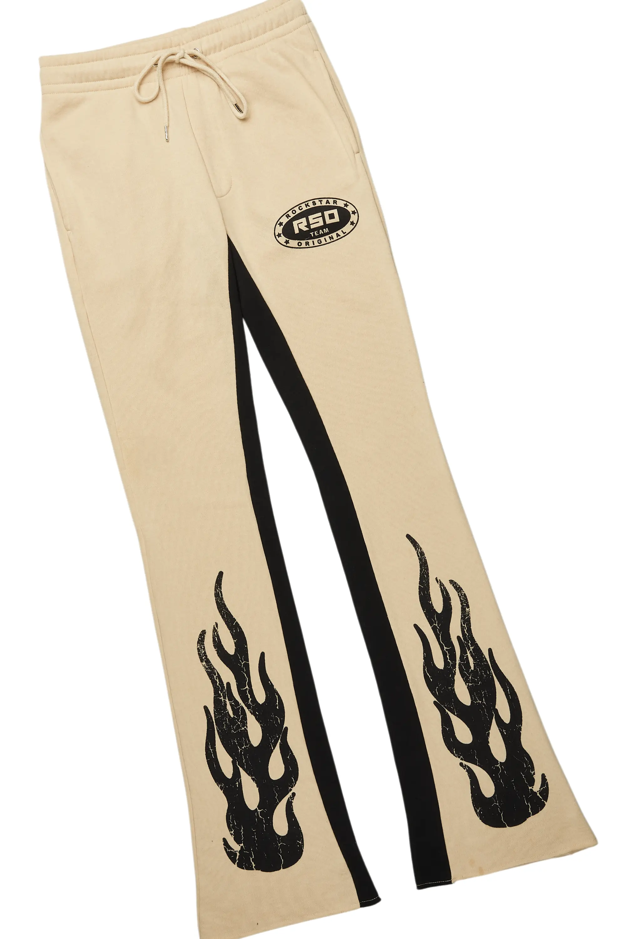 Amos Beige Hoodie/Baggy Track Pant Set - Image 8