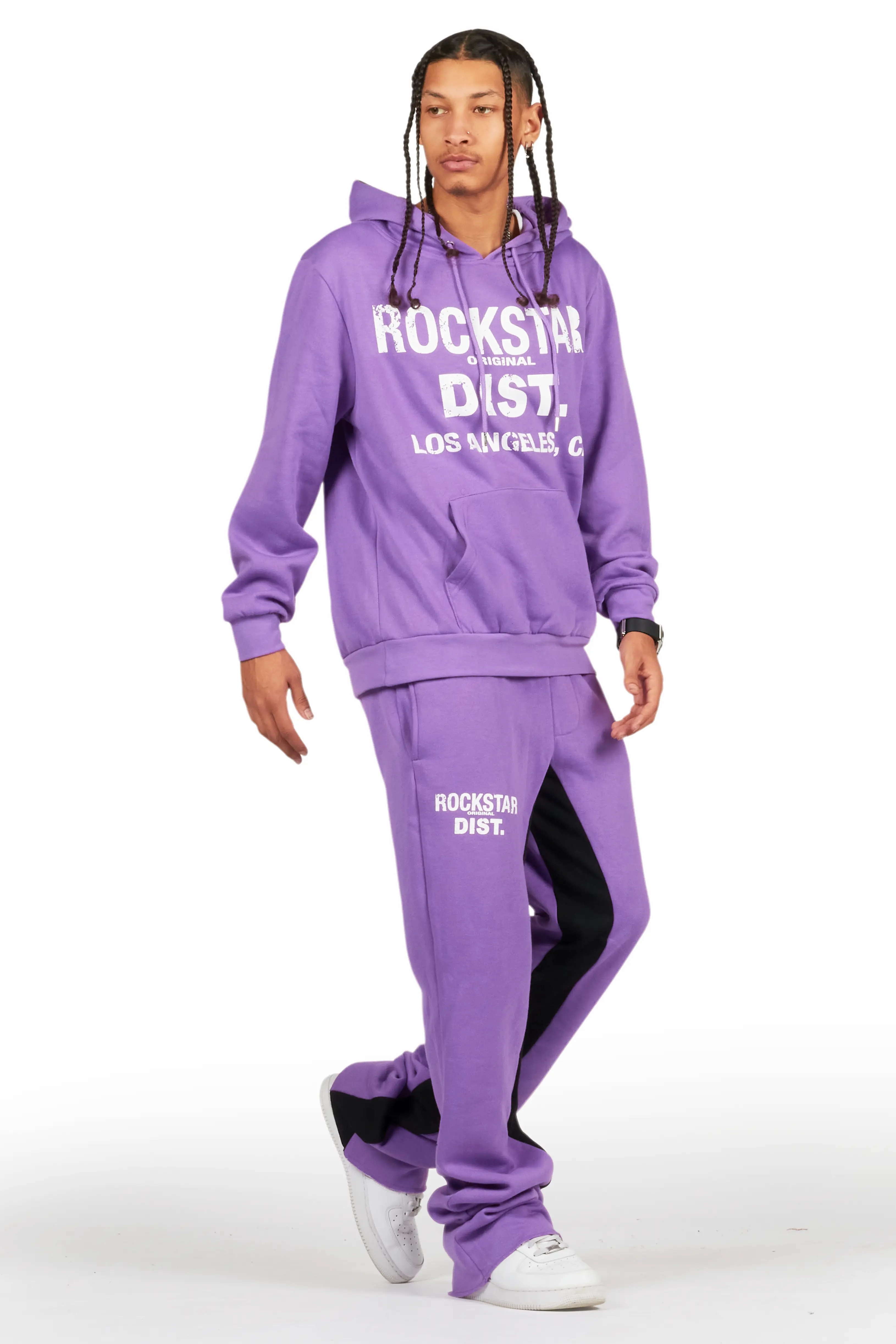 Lake Purple Hoodie/Baggy Track Pant Set - Image 7