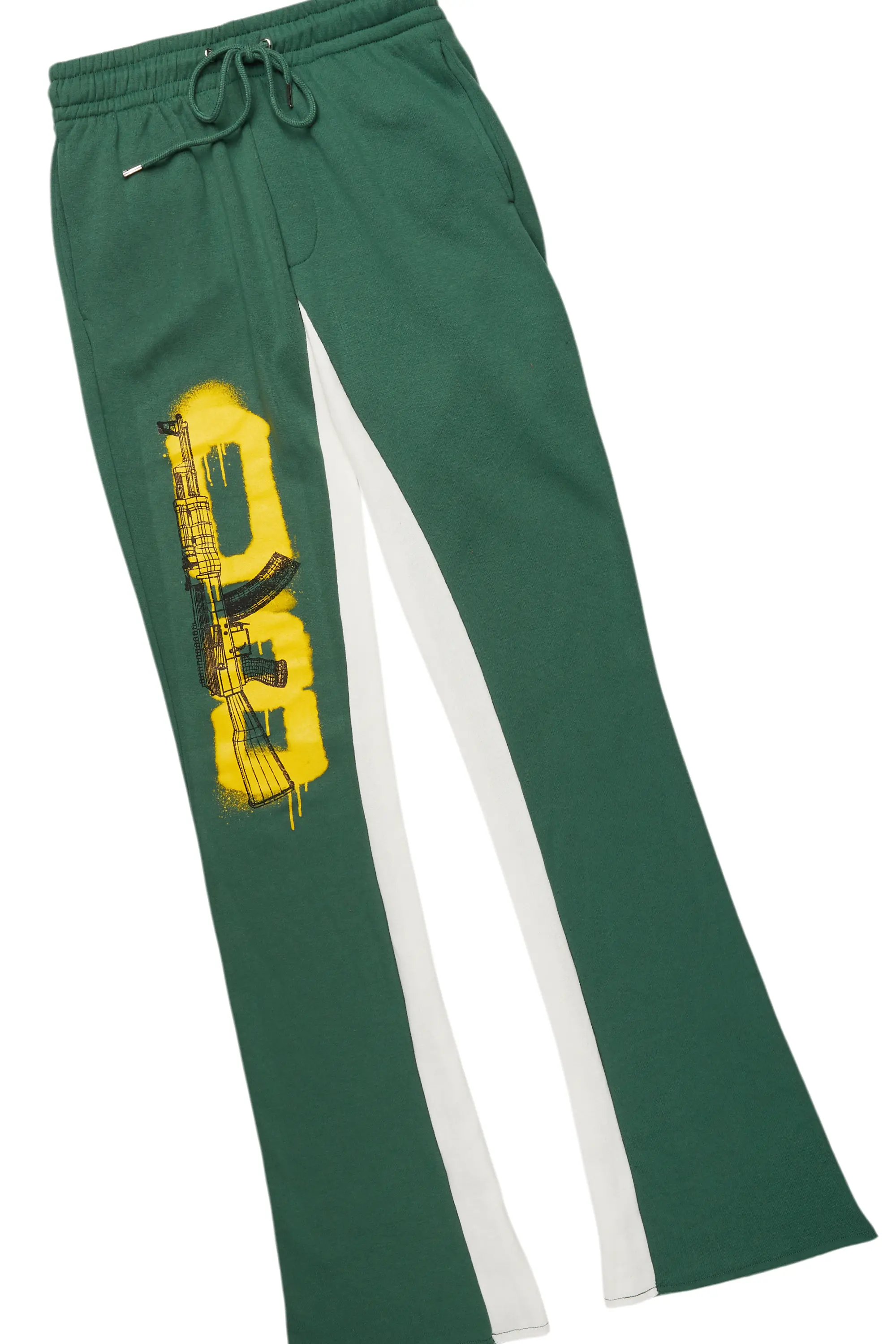 Nesta Green Hoodie/Baggy Track Pant Set - Image 3