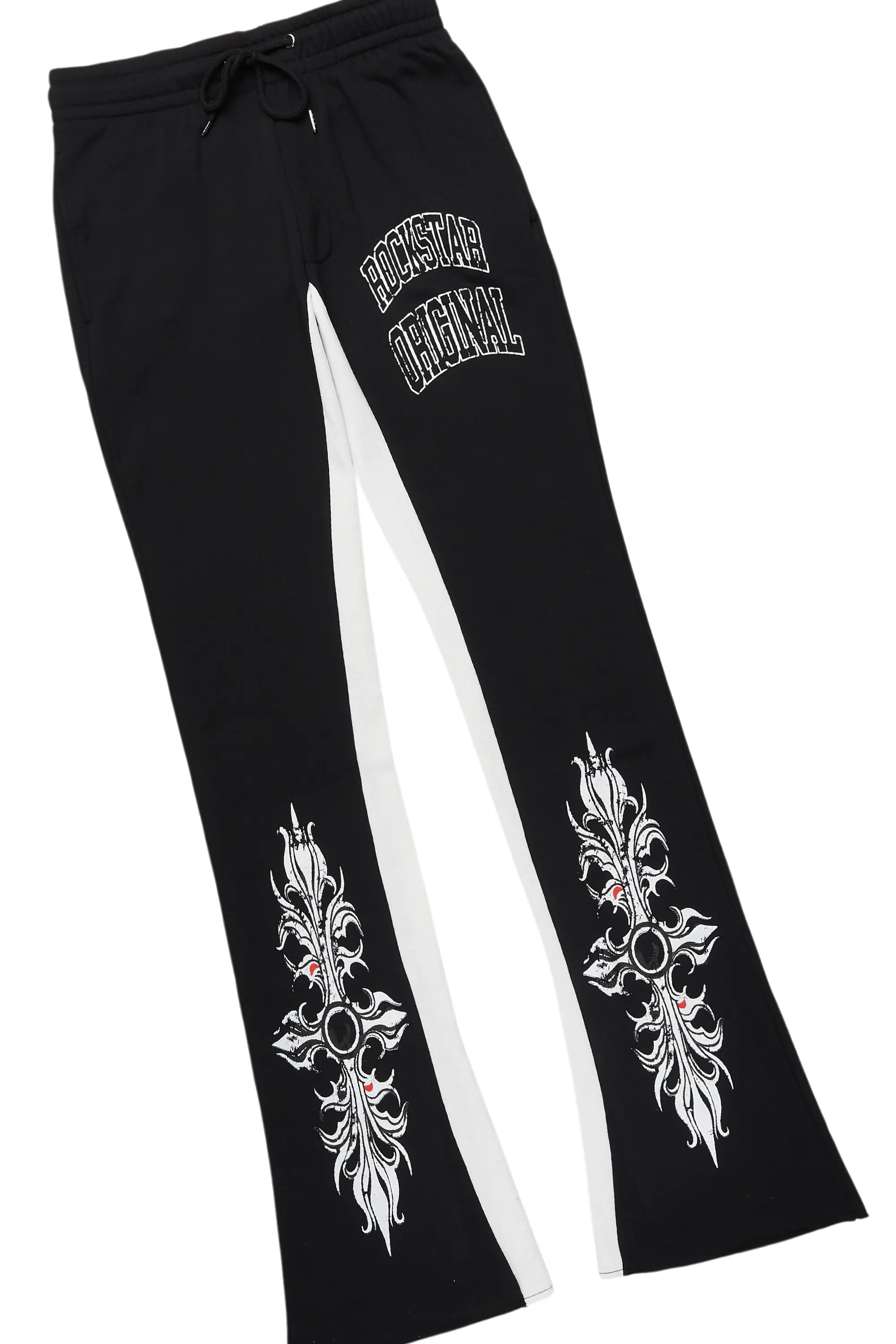 Akio Black Hoodie/Baggy Track Pant Set - Image 8
