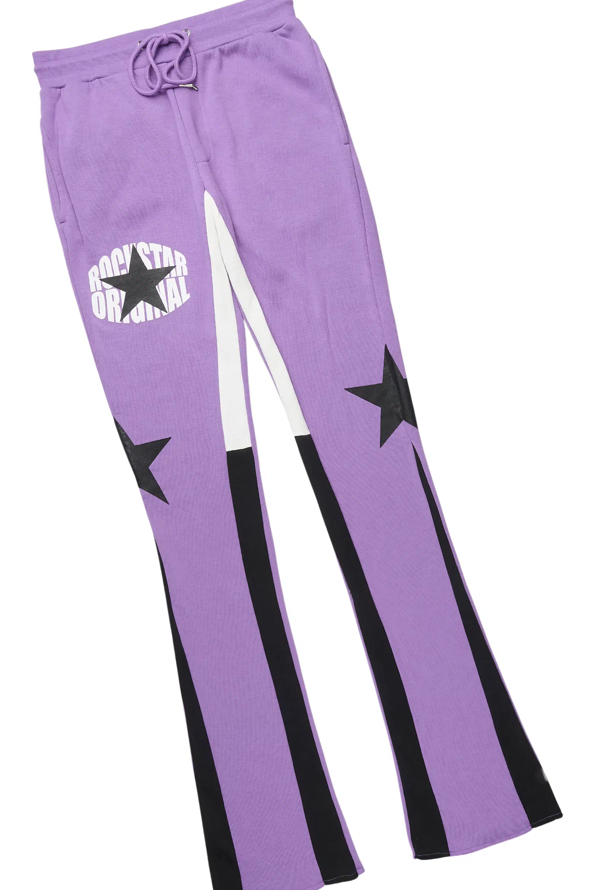 States Purple Hoodie Stacked Flare Track Set - Image 8