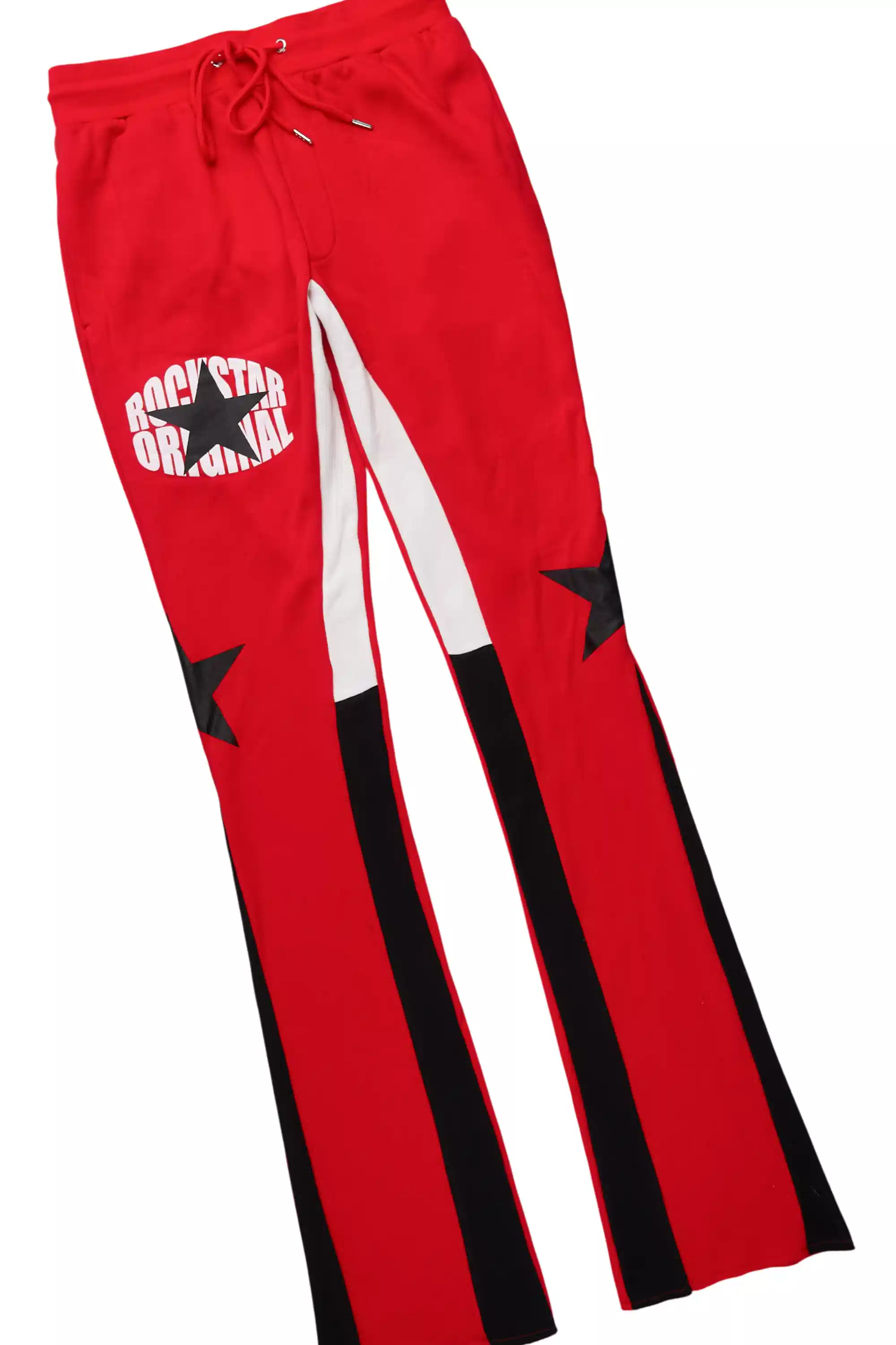 States Red/Black Hoodie Stacked Flare Track Set - Image 8