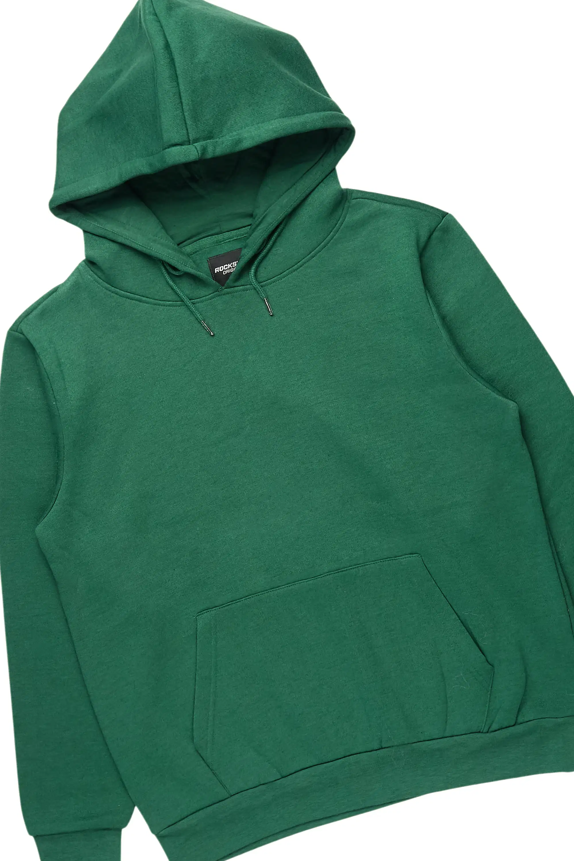 Basic Hunter Green Hoodie/Stacked Flare Track Set - Image 6
