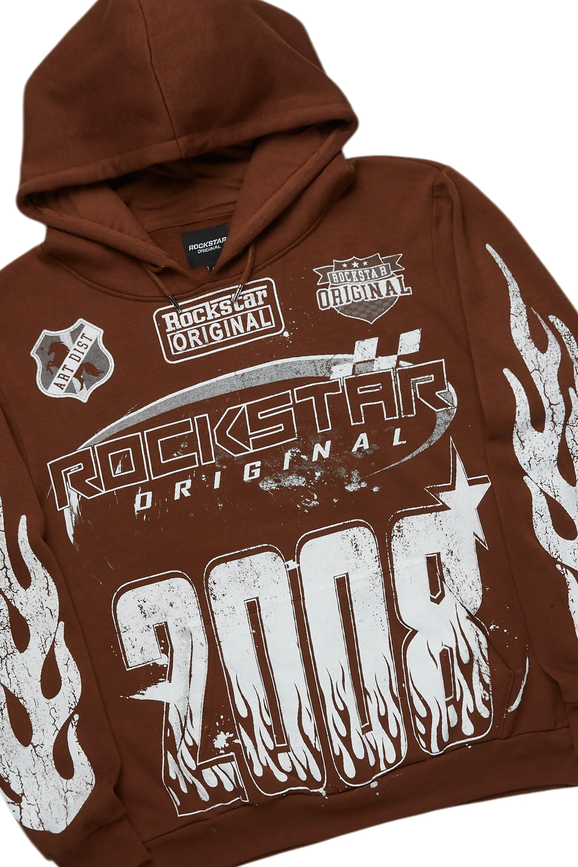Amos Brown Hoodie/Baggy Track Pant Set - Image 7