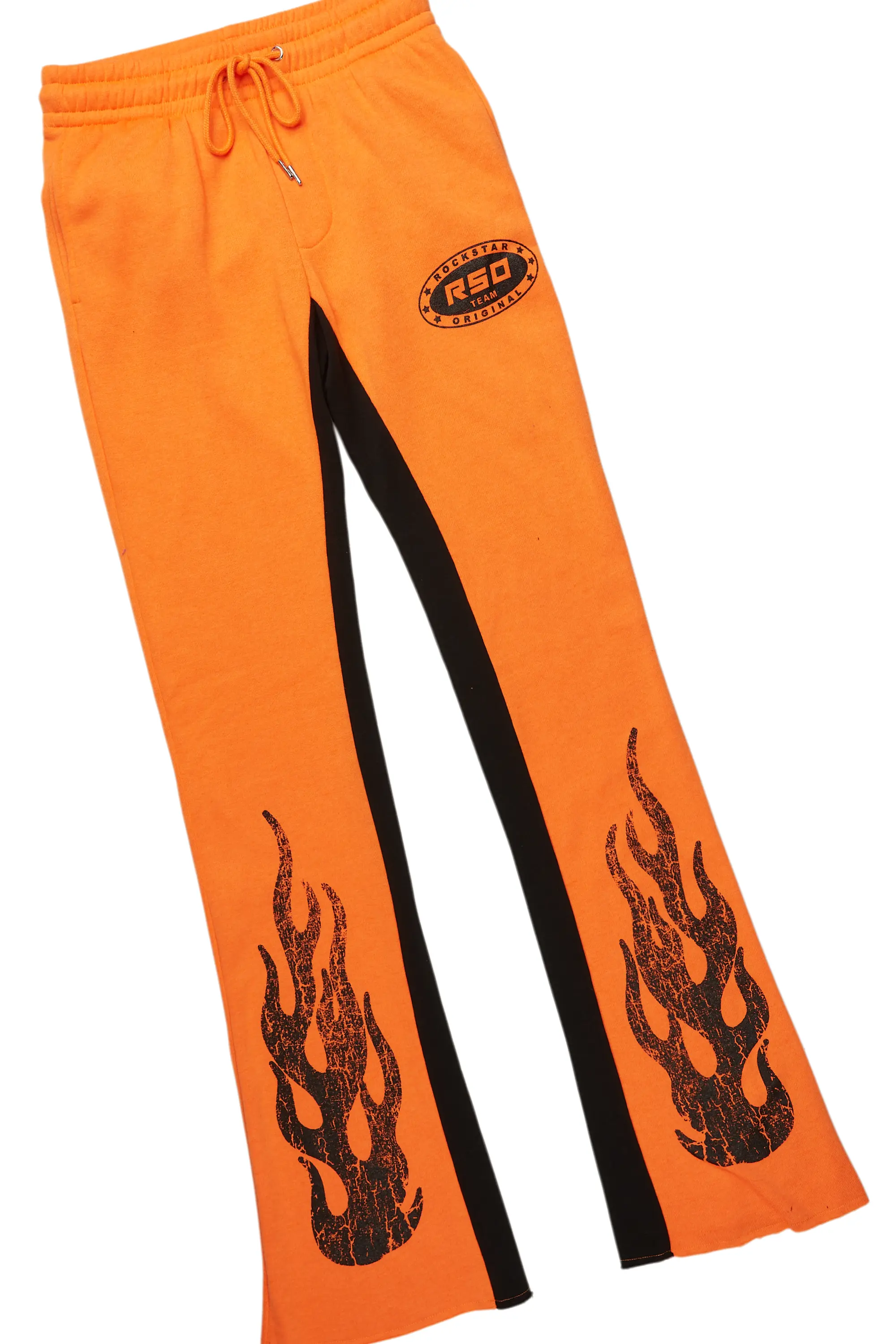 Amos Orange Hoodie/Baggy Track Pant Set - Image 9