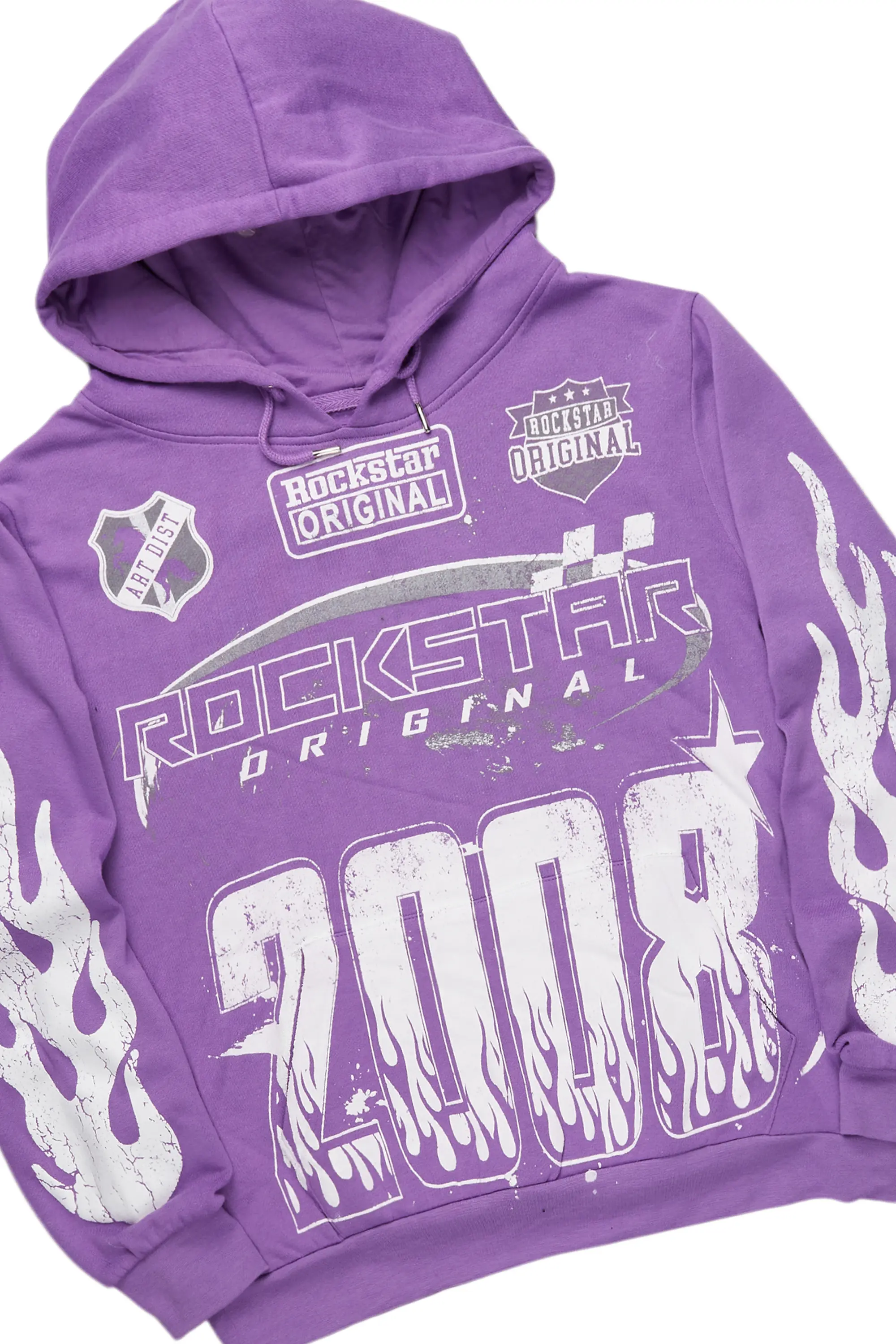 Amos Purple Hoodie/Baggy Track Pant Set - Image 7