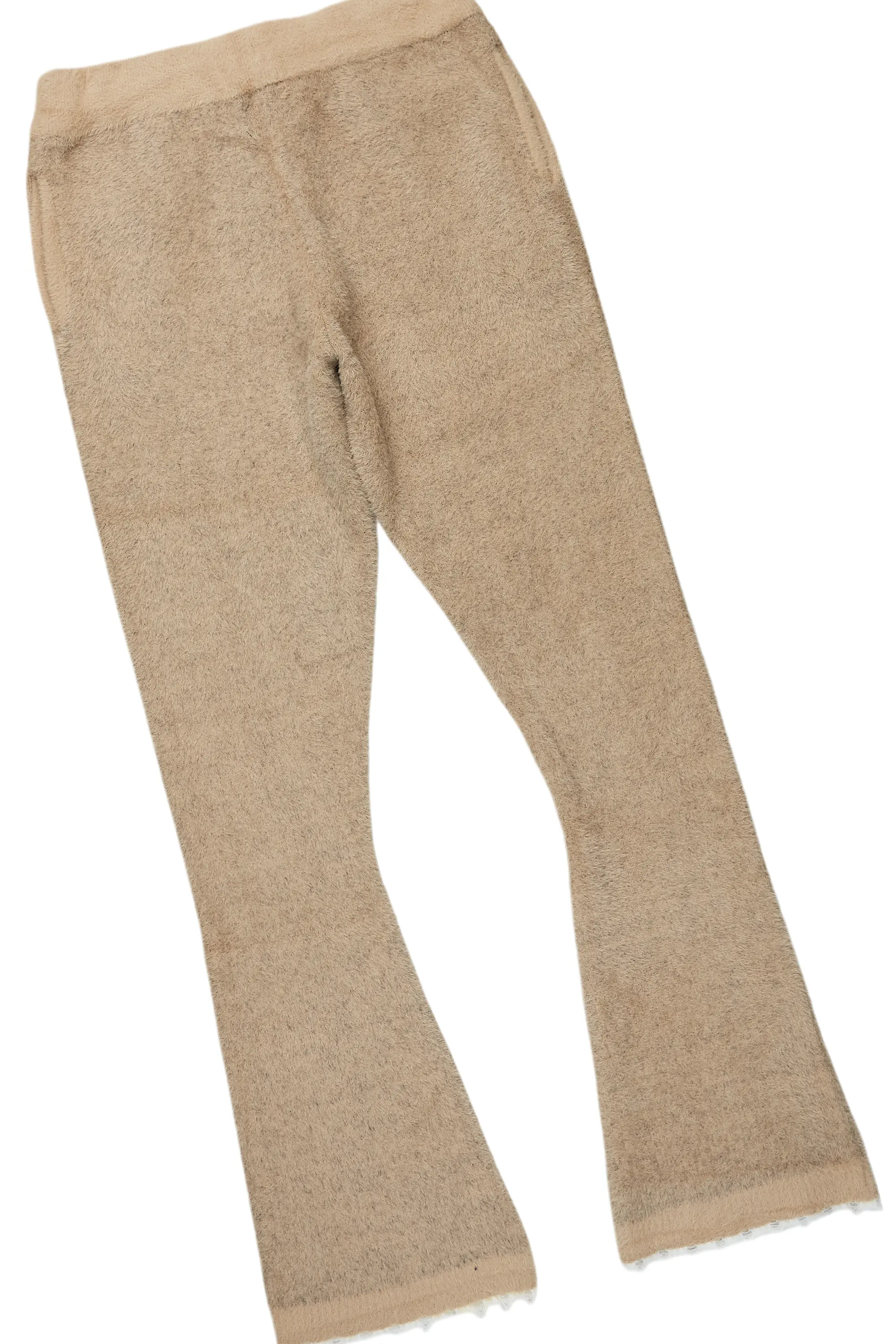 Lake Beige Mohair Knit Track Set - Image 10