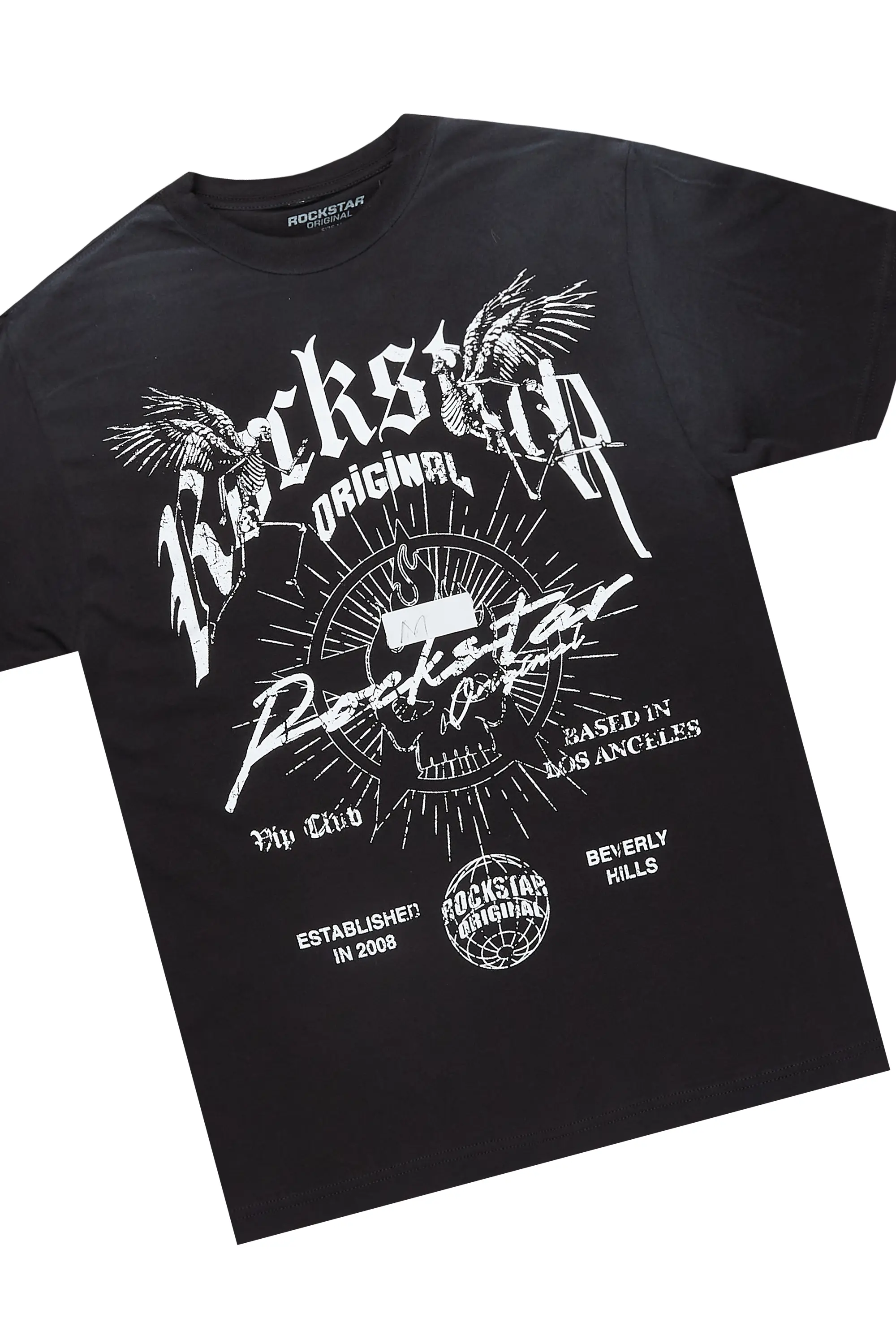 Tally Black T-Shirt/Stacked Track Set - Image 7