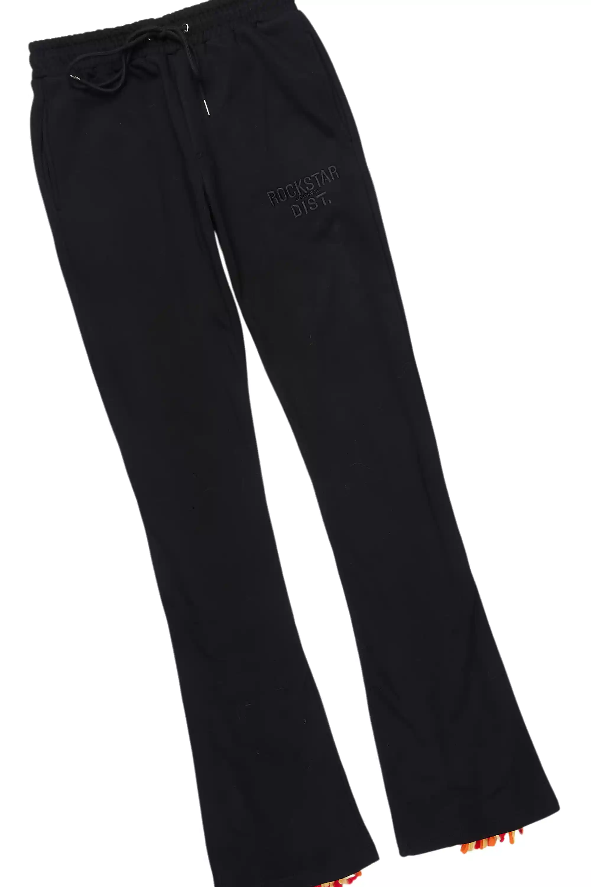 Antal Black Long Sleeve T-Shirt/Baggy Stacked Track Set - Image 10