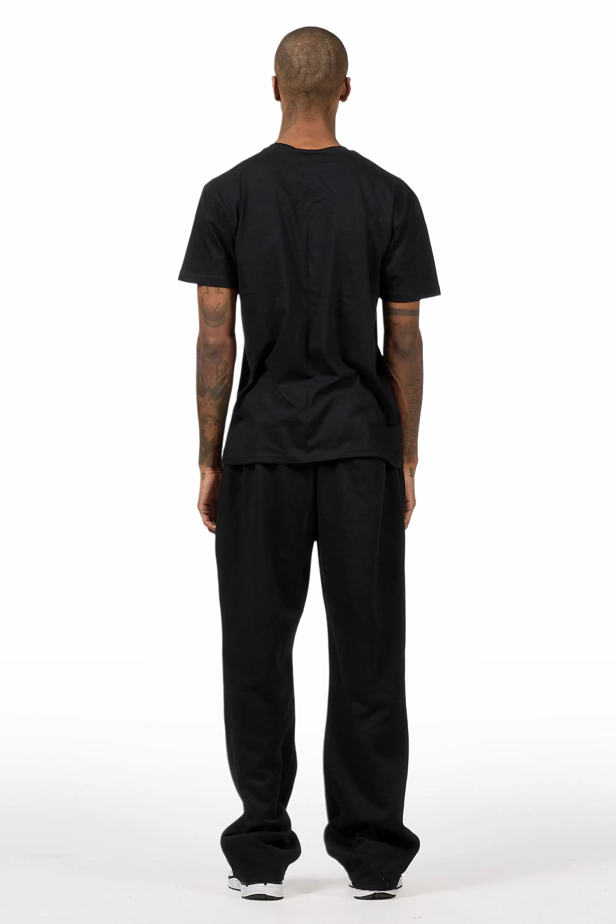Cero Black/White T-Shirt/Relaxed Track Set - Image 7
