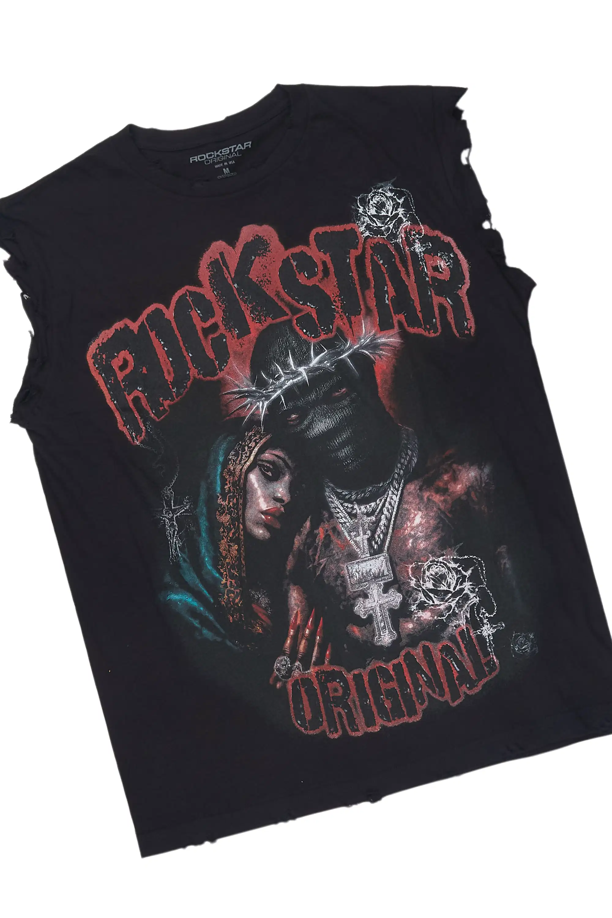 Vontae Black Cut Sleeve/Stacked Flare Track Set - Image 6